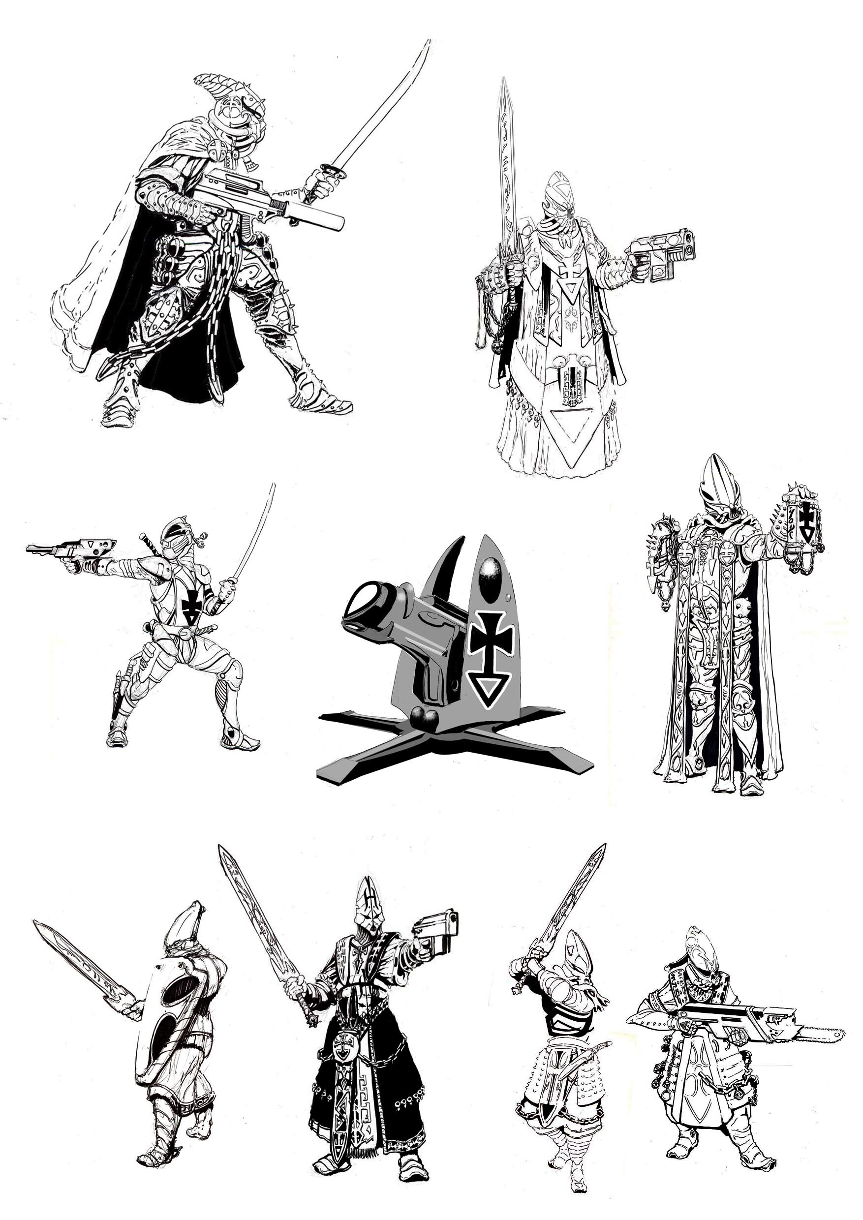 ArtStation - Mutant Chronicles Brotherhood expansion