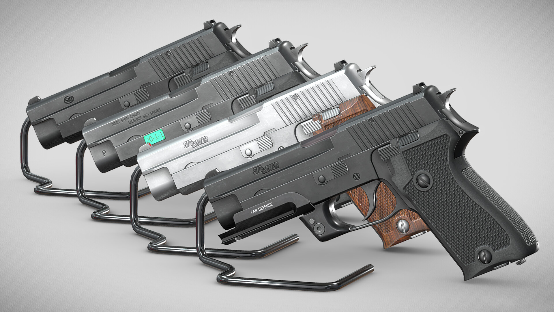Hao Liu - SIG Sauer P220 9mm / Swiss Pistole 75 / Japanese