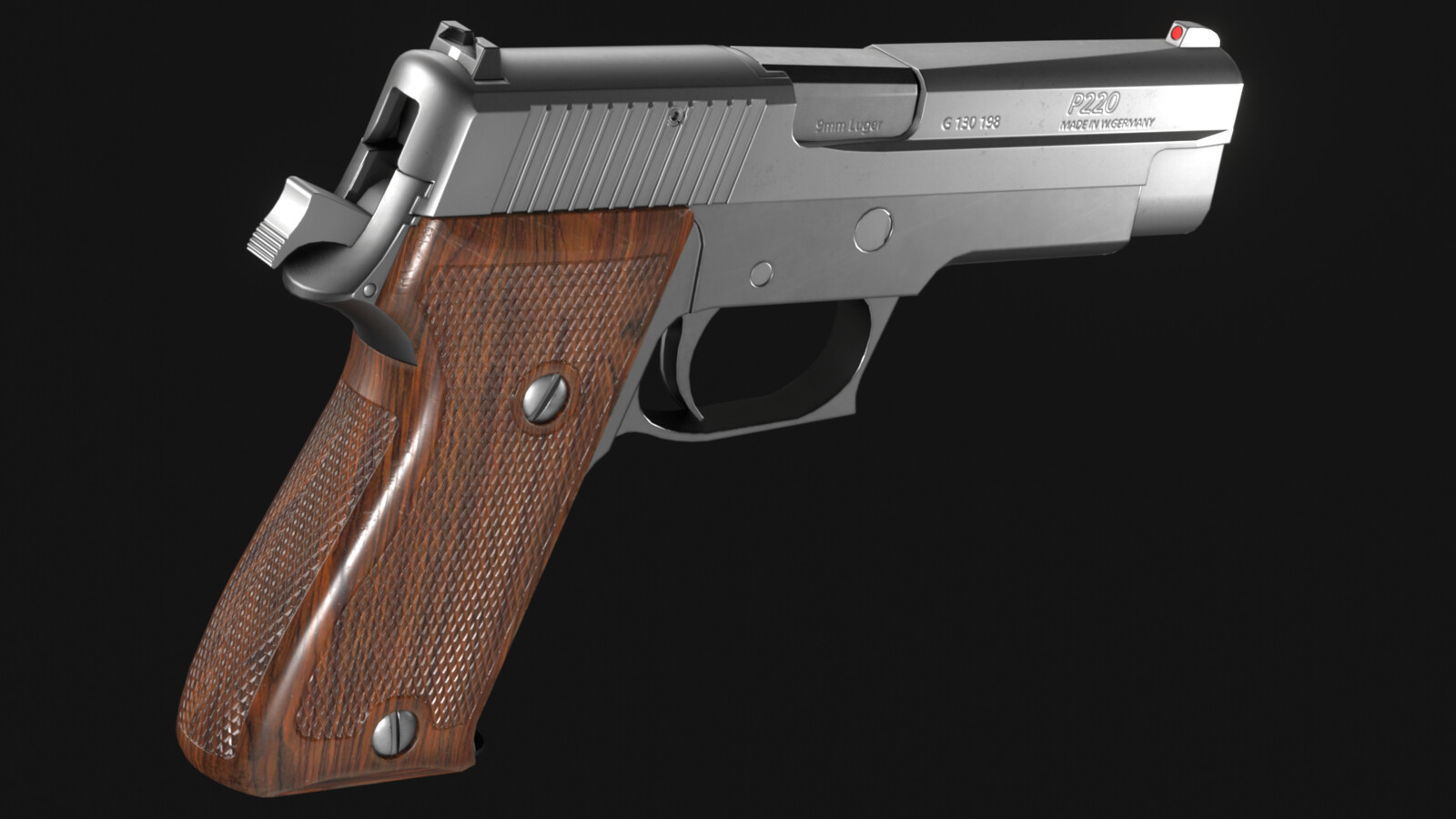 SIG SAUER P220 9mm ガスガン SIG-Sauer P220 (Pistole 75 / Model 75) Semi-Automatic Pistol