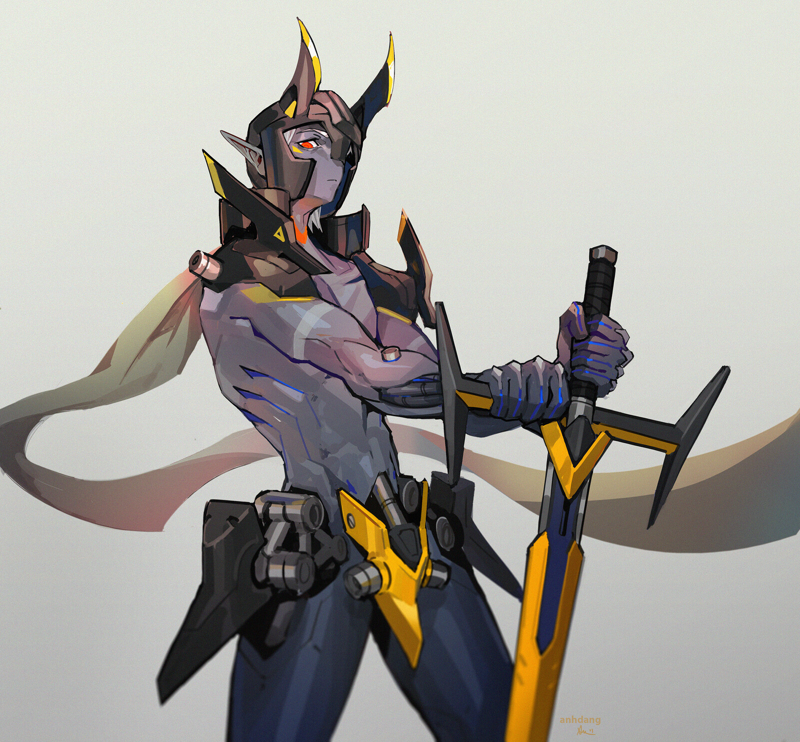 I'm usually a lineart kind of person but I painted this haphazardly with no real planning. 