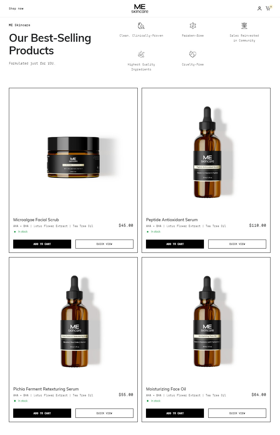 As seen on the brand website
