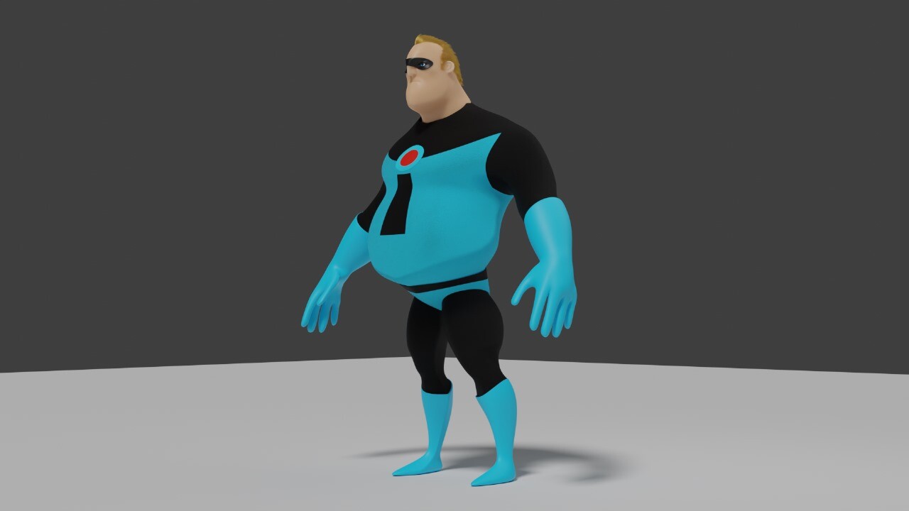 ArtStation - Mr Incredible 3D MODEL