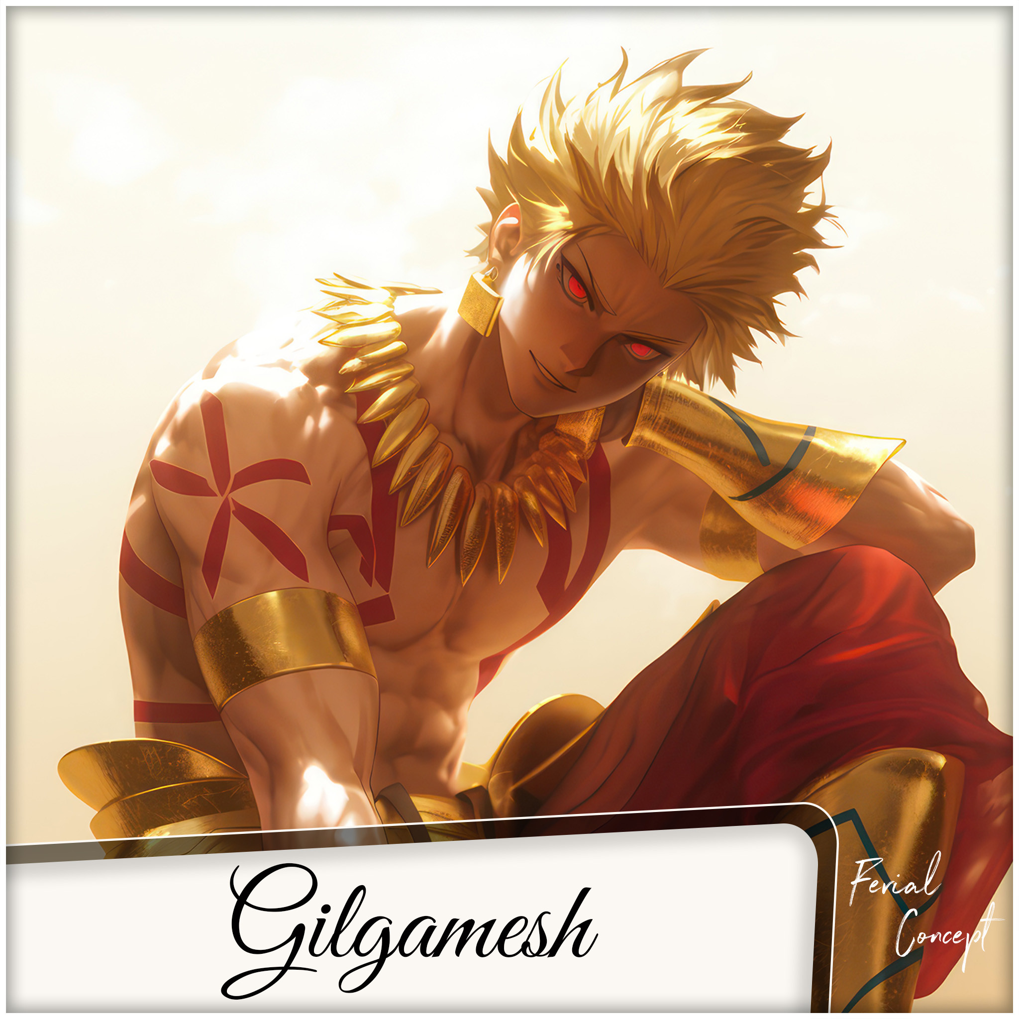 ArtStation - 🔹220 Gilgamesh - Anime Character Reference Image