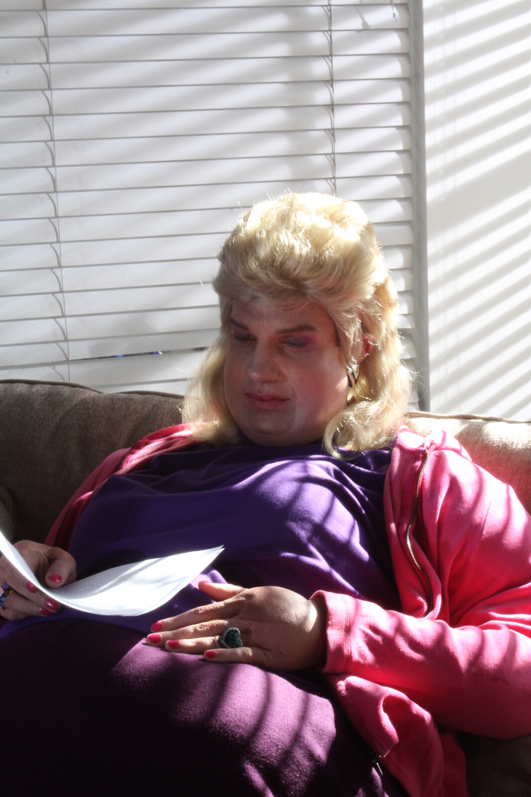 Anthony Jeselnik (fat Lady makeup with Amy Mills)