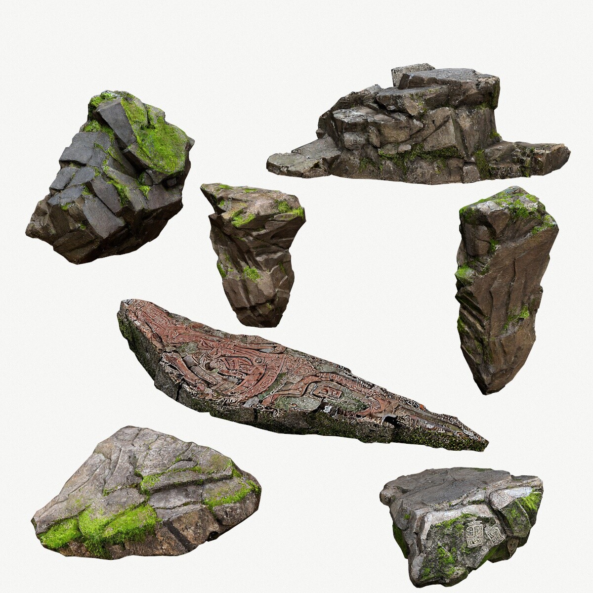 ArtStation - maya rocks