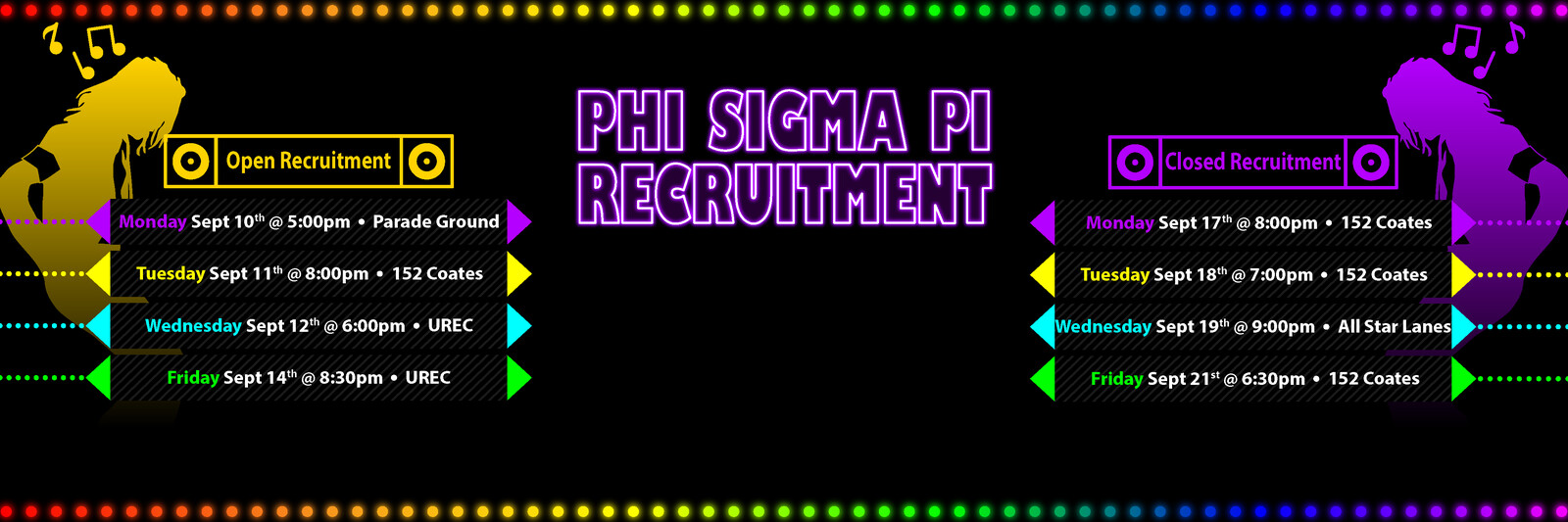 PSP Open &amp; Closed Recruitment | Fall 2018 (Twitter Cover)