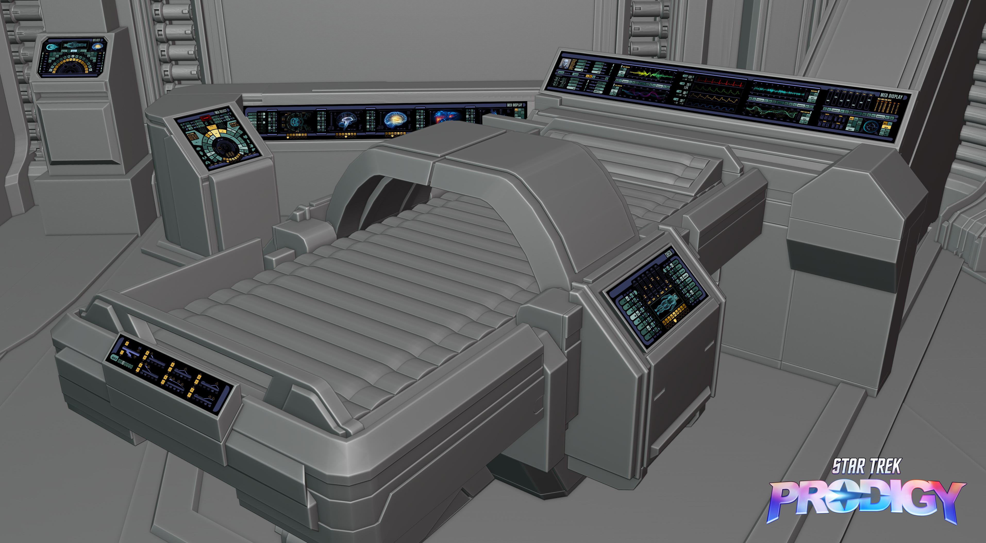 Star Trek Prodigy: Spaceship UI - The Dauntless LCARS