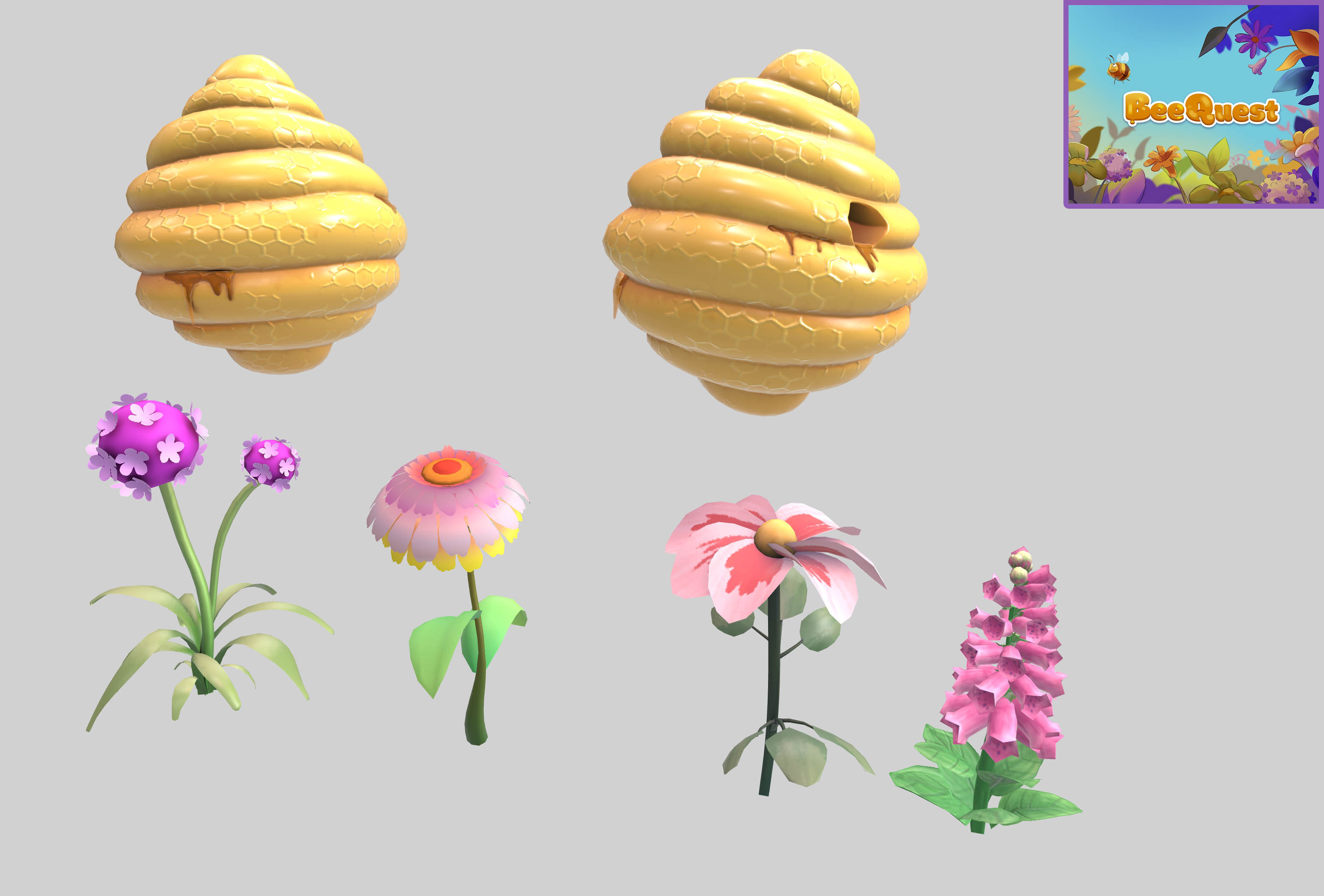 Exterior environment props