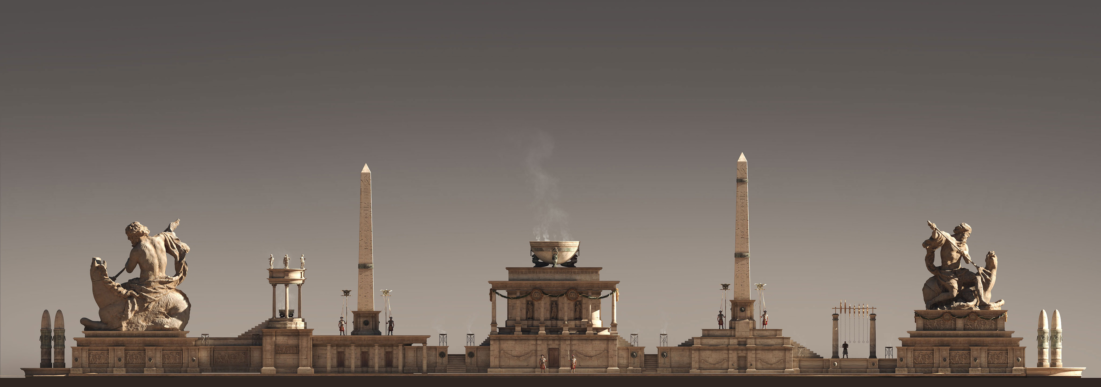 Study of the Circus Spina - short version