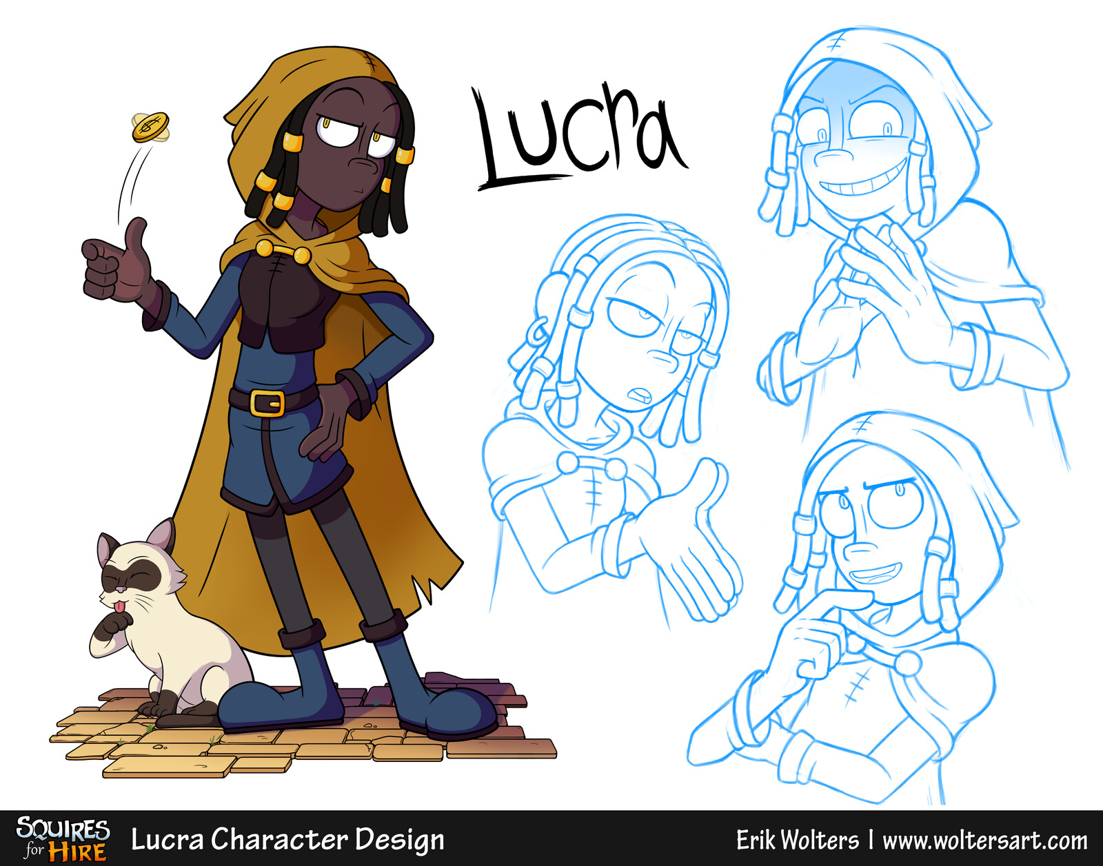 Lucra Character Design