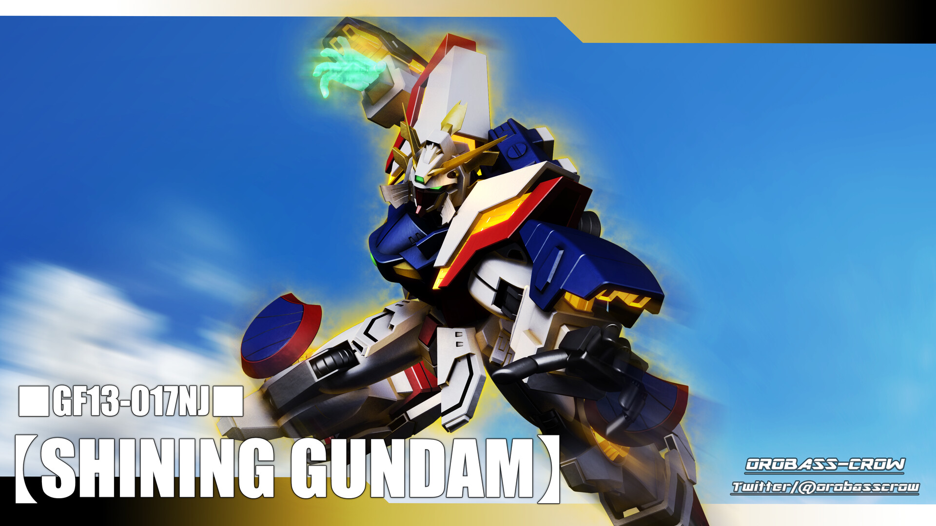 ArtStation - □3D MODEL□ GF13-017NJ【SHINING GUNDAM】 ArtStation - □3D MODEL□ GF13-017NJ【SHINING GUNDAM】