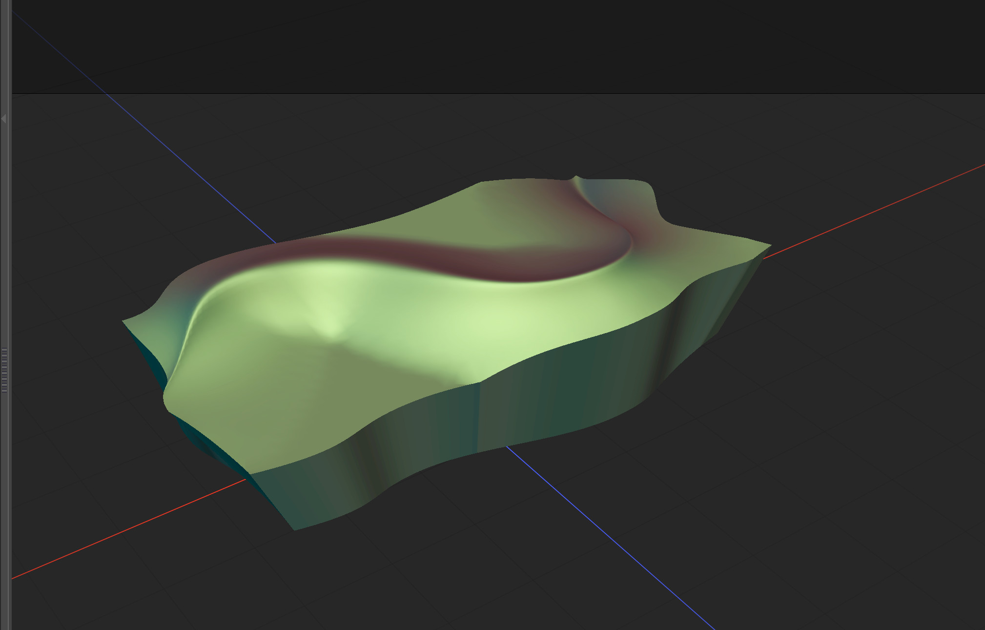 Procedurally designed and modelled building form using spline attractors to generate complex roof curves with non-destructive realtime editing