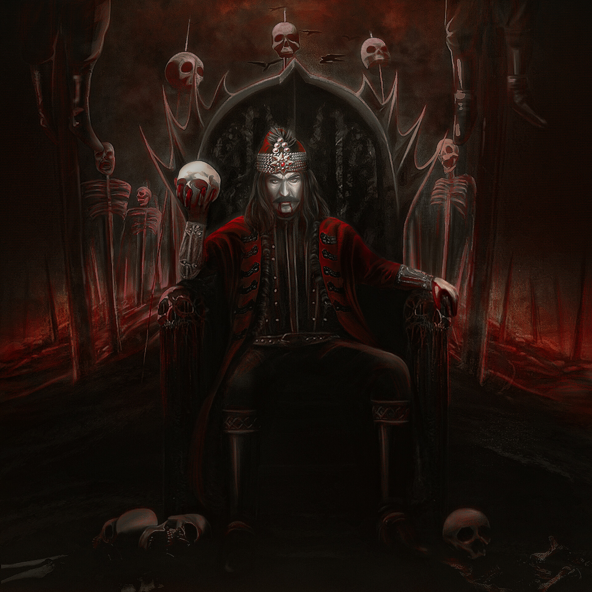 Scarlet Death - Vlad Tepes Dracula, image size:1920x1920