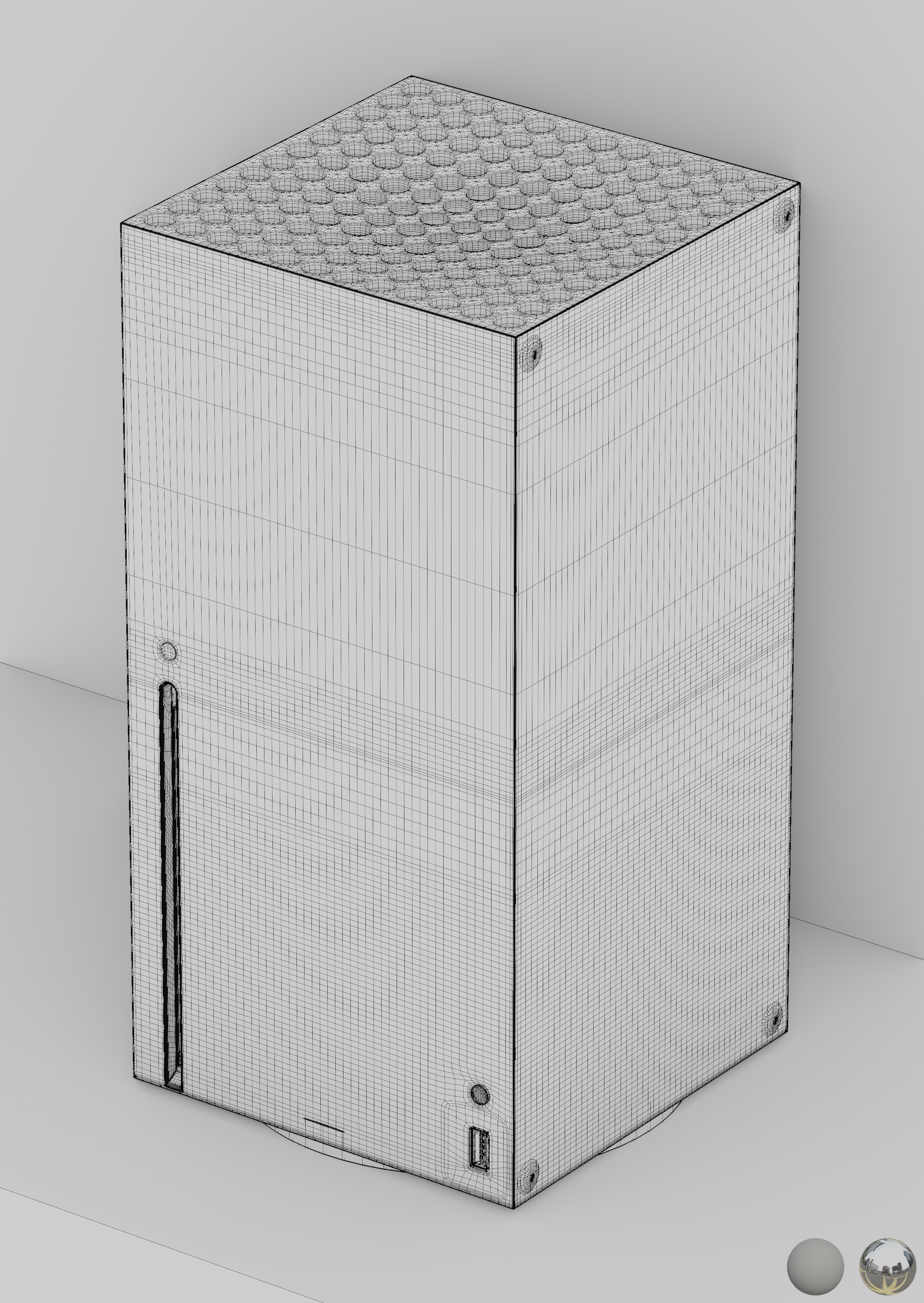 AO + Wireframe Front/Top