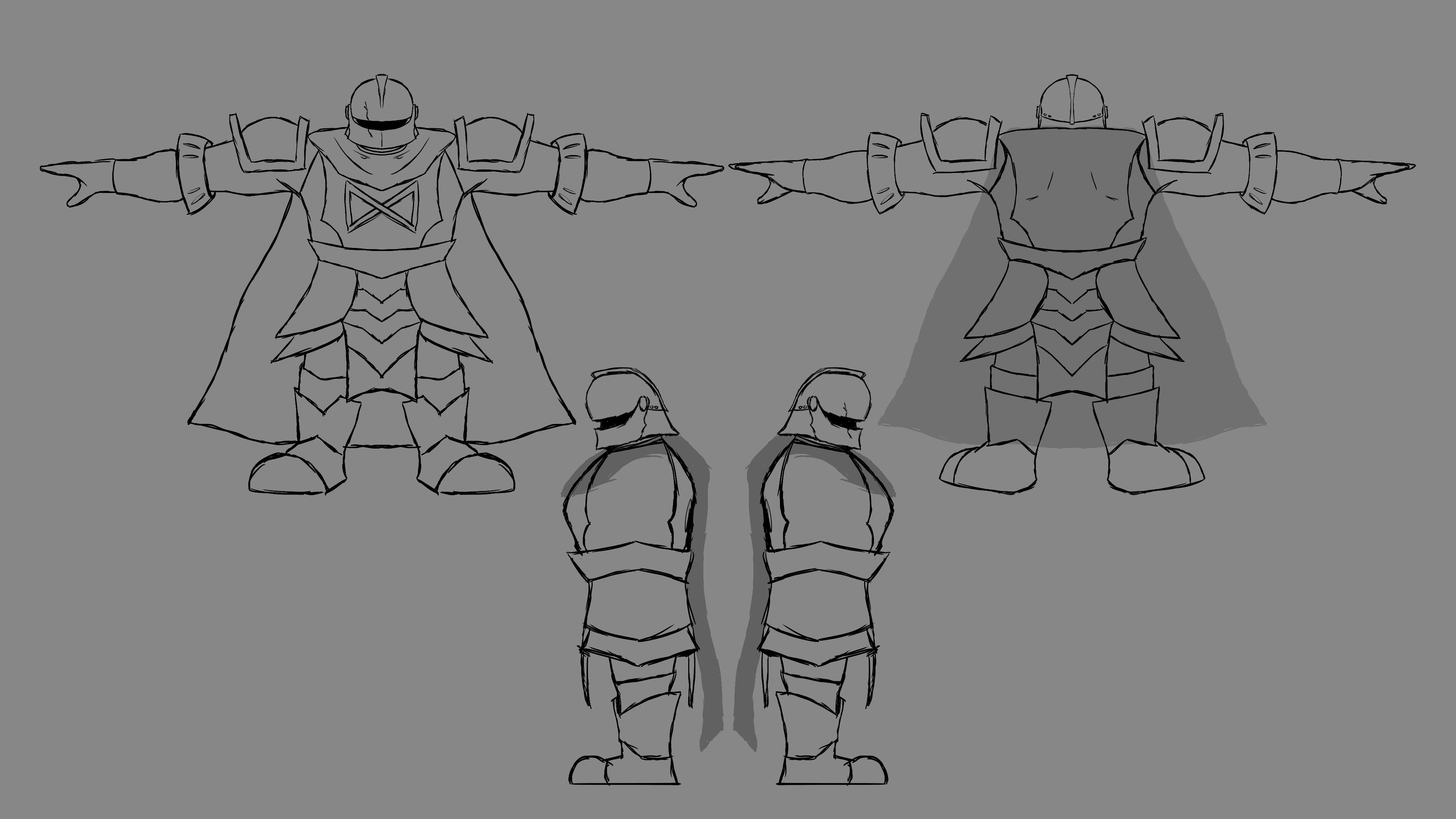 Final Character Design Turn Around