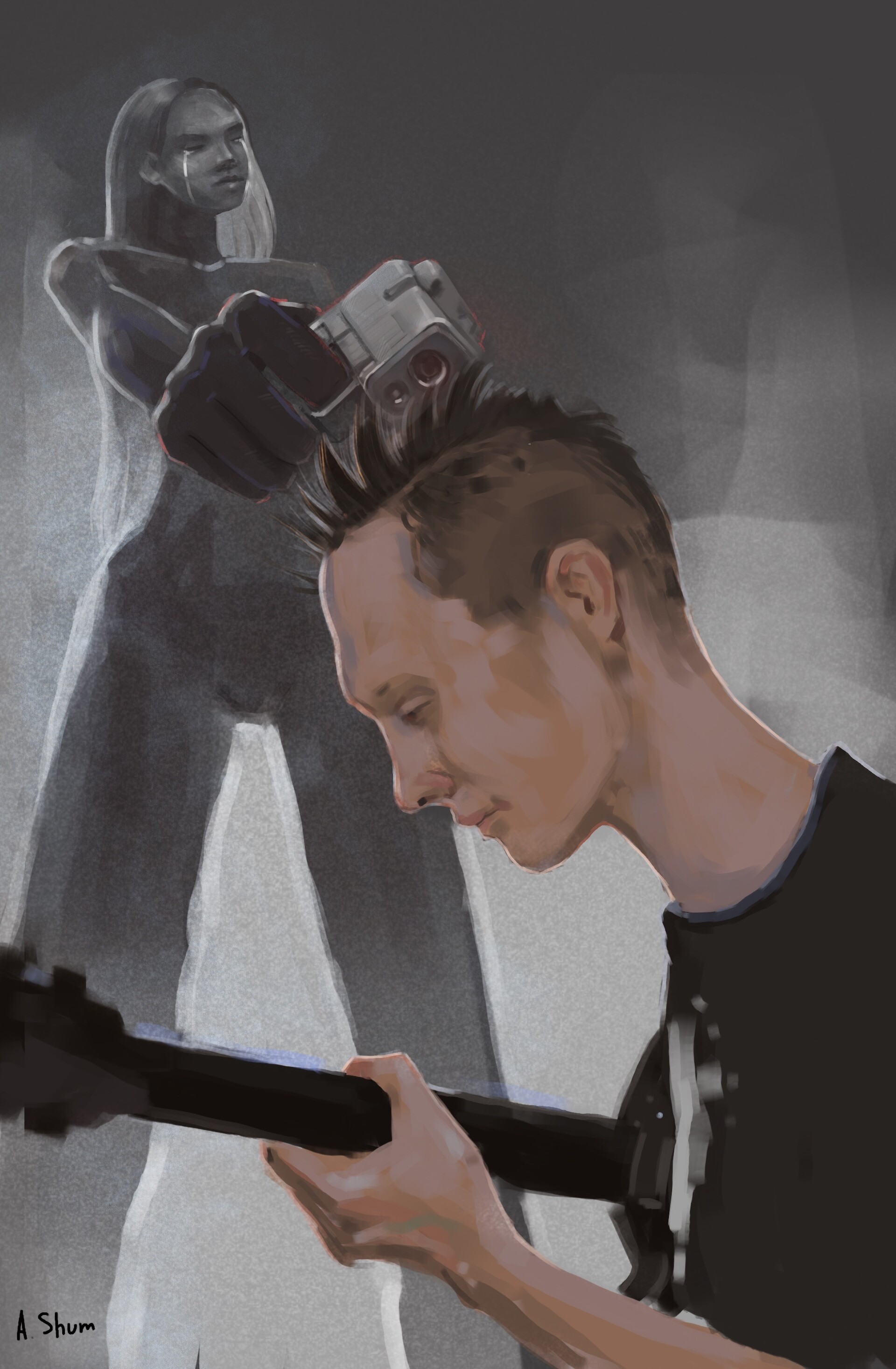 ArtStation - Выстрел в голову