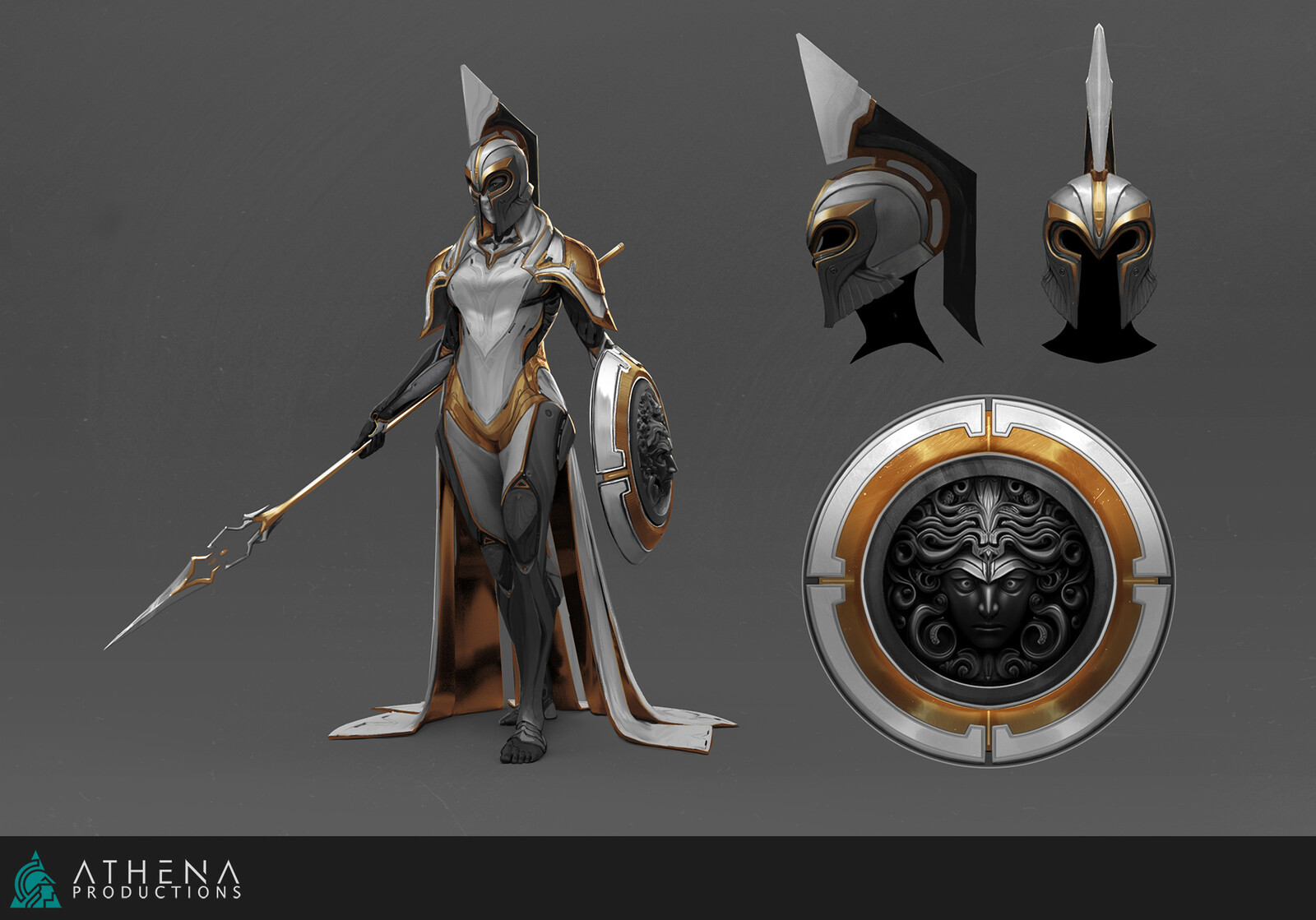 Character Design of Athena 