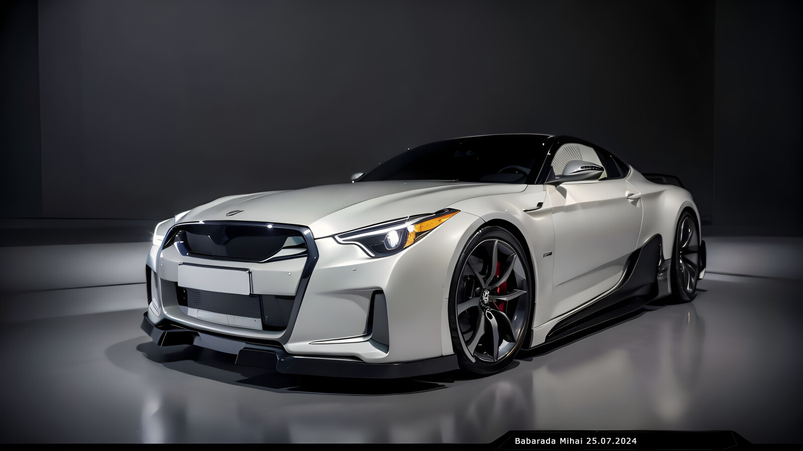 Solid feel supercar