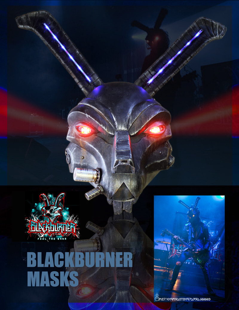 Black Burner Band Masks