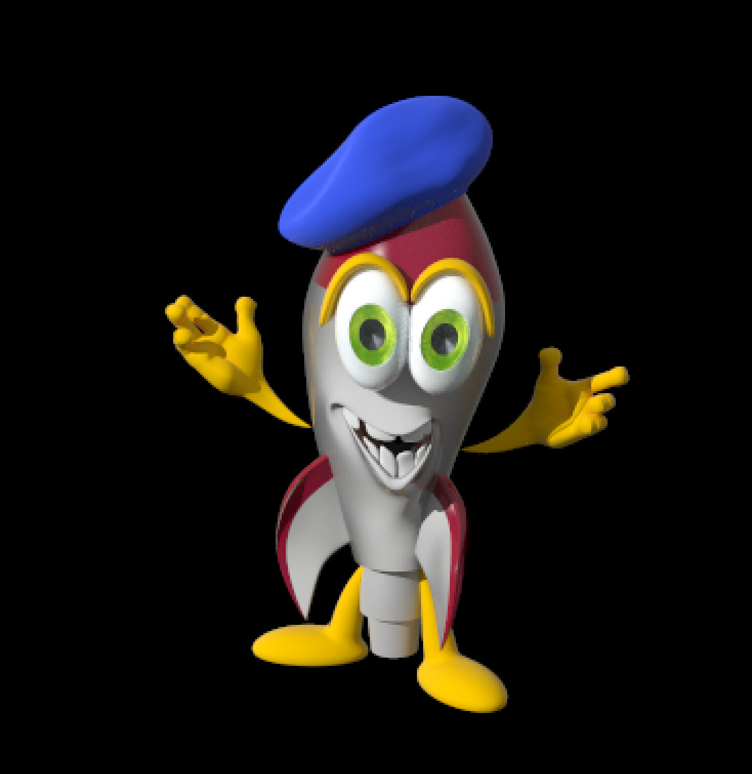 Quickie render of Fusée