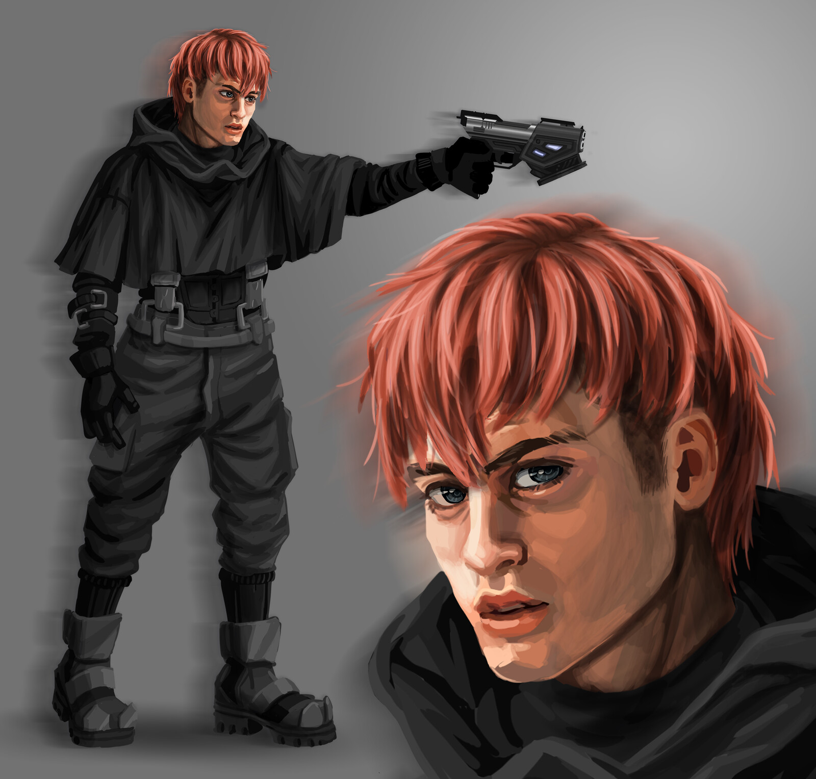 Cyber Security - Adam Character Concept