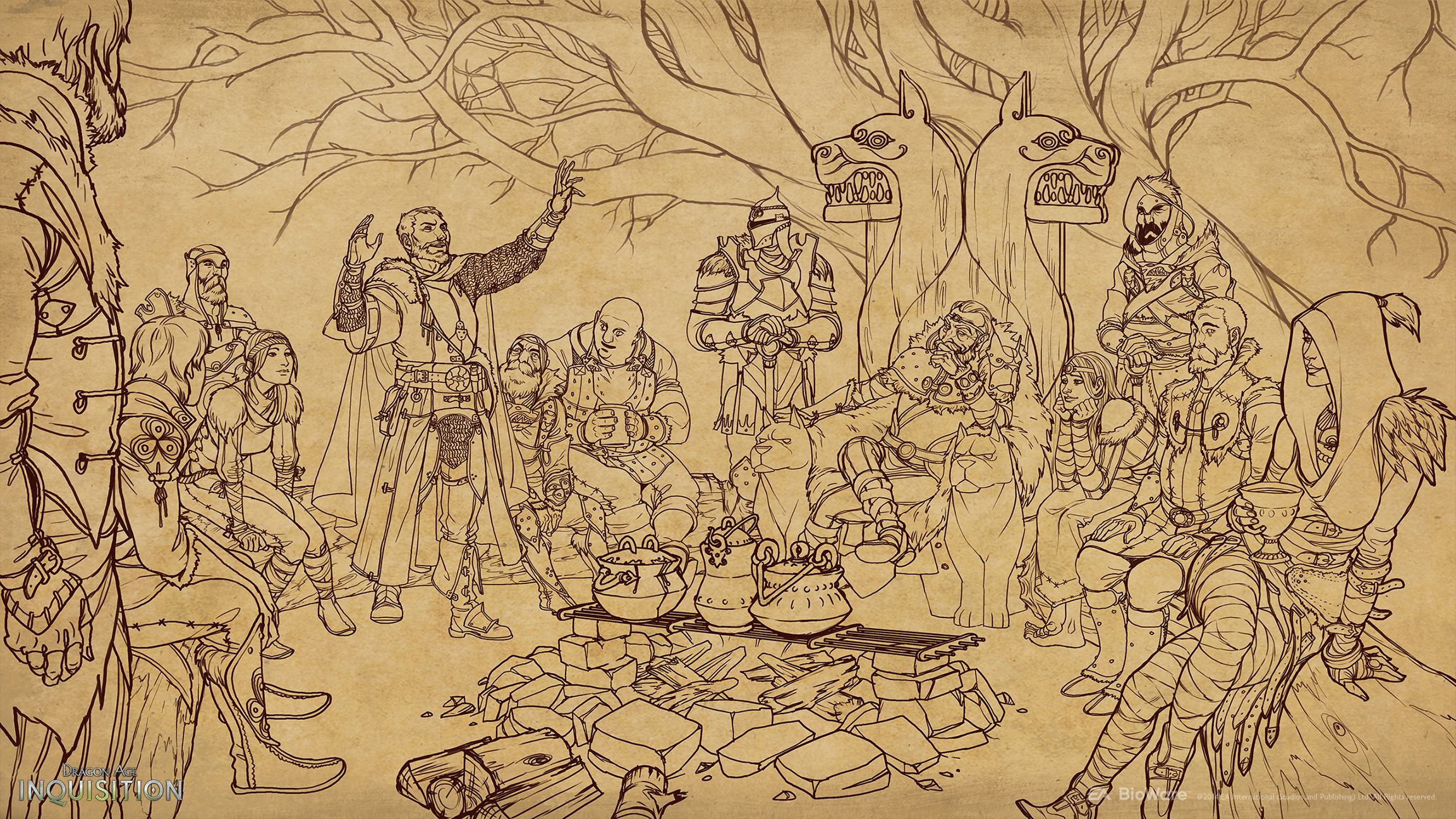 Stories around the fire