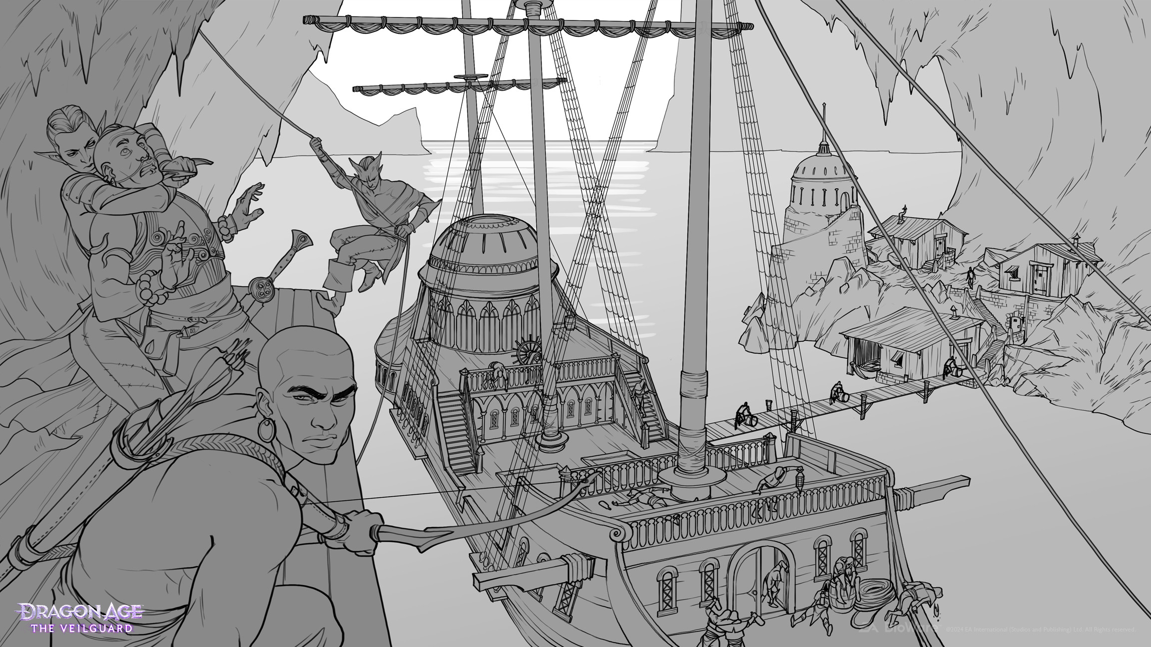 I thought it'd would be cool if your ship was stolen, and you had to infiltrate an enemy base to get it back. I didn't realize it at the time, but I pitched this ideas back on ME2 as well. One day we'll get a mission to steal your ship back. Mark my words
