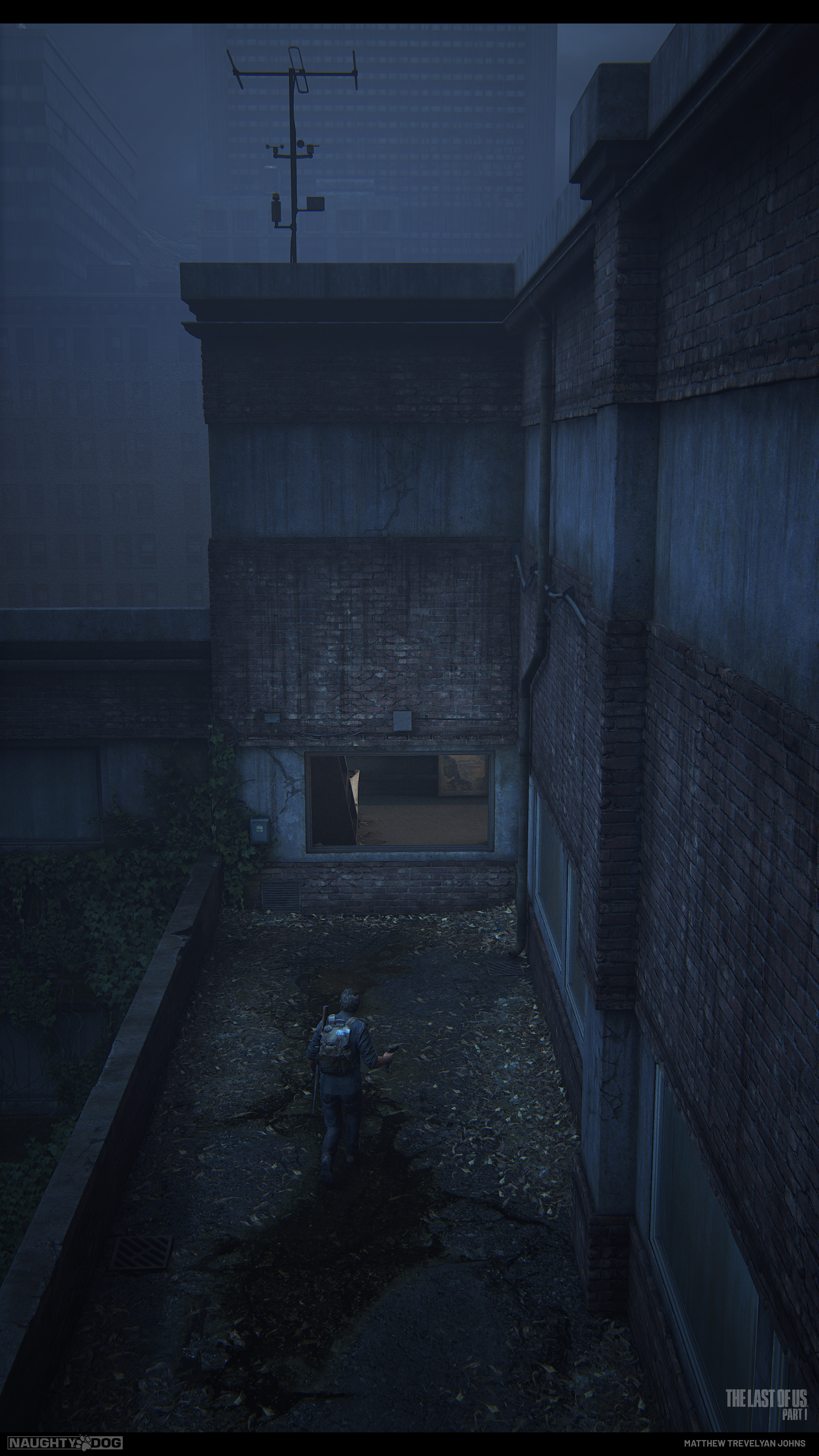 I love working on exteriors, but the lab had so few, so with each small space I paid a lot of attention to small modelled details and my favourite wet shader looks. Breakdowns below...