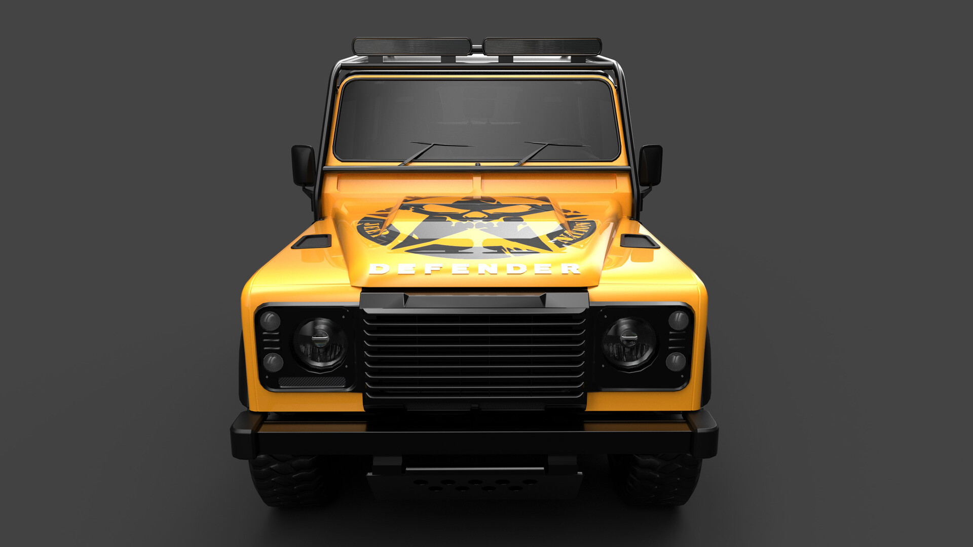 ArtStation - LAND ROVER DEFENDER WORKS V8 2018 [GAME READY 3D MODEL]