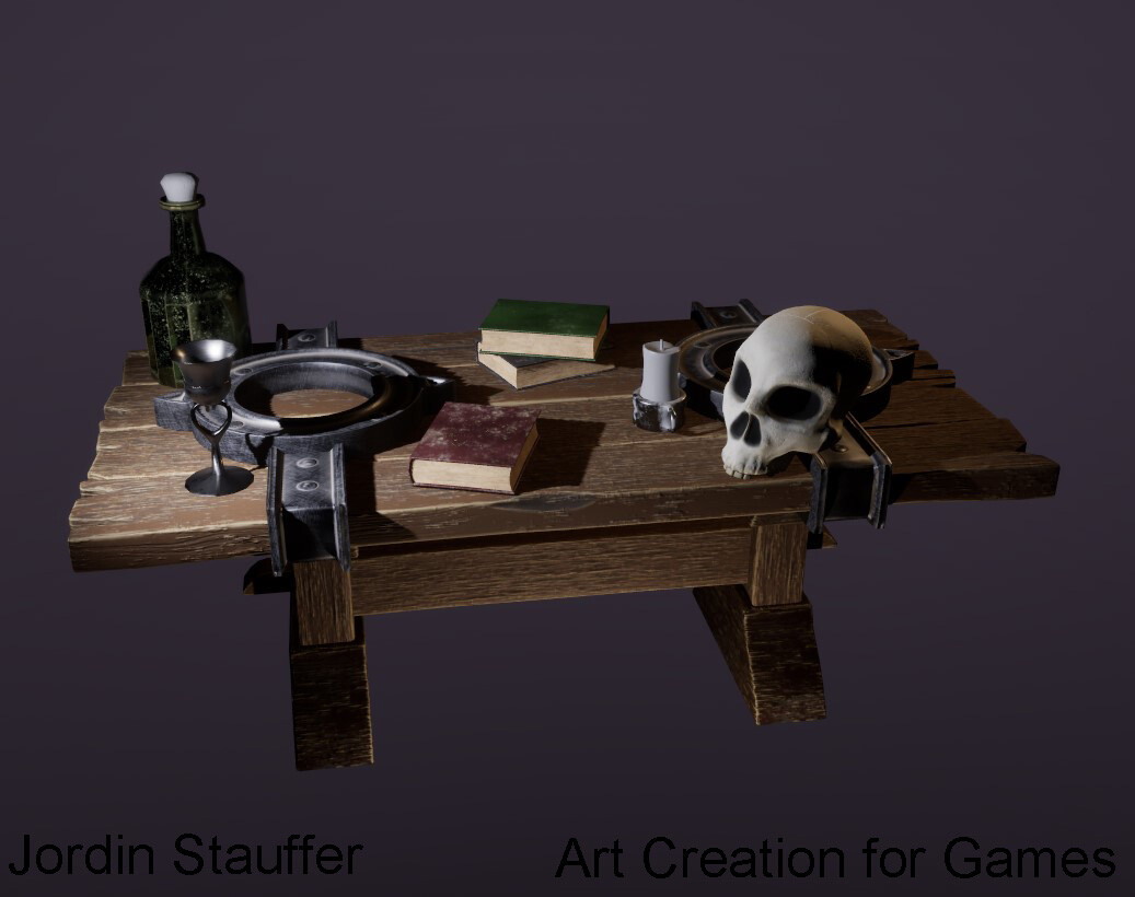 ArtStation - Table Scene