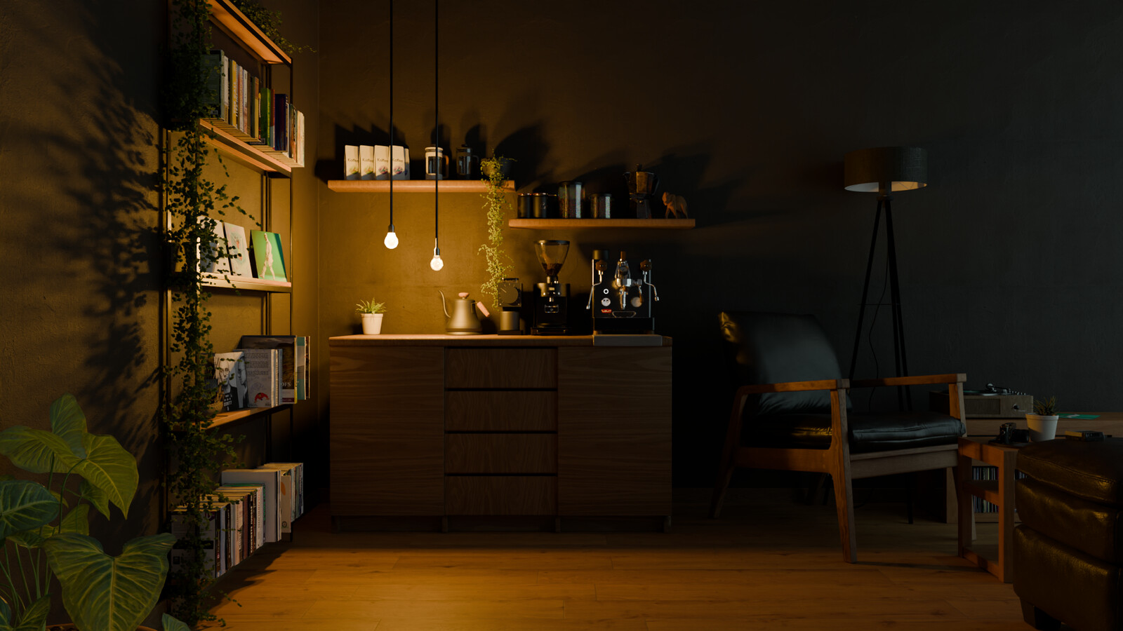Coffee set up