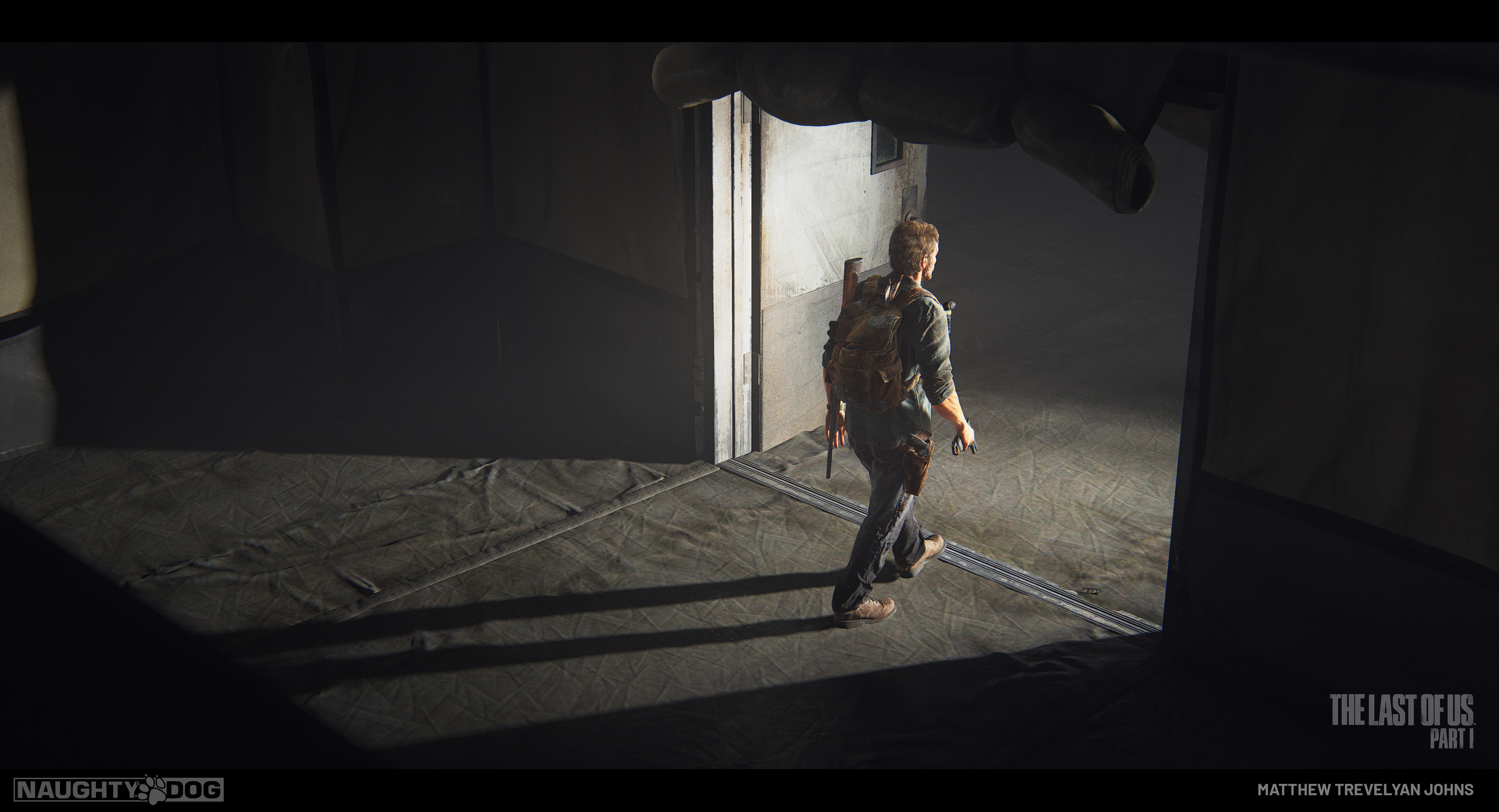 Pushing deeper in to the hospital, Joel will pass through this quarantine area and others like it, i'll try to show some breakdowns of some of these challenging assets in my next galleries...