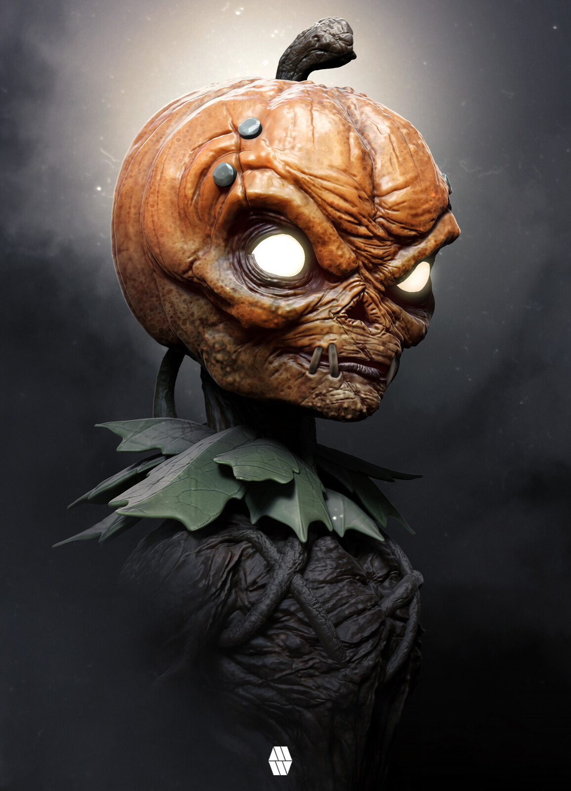 A Monster Emerges - 'Pumpkin Head' Concept 