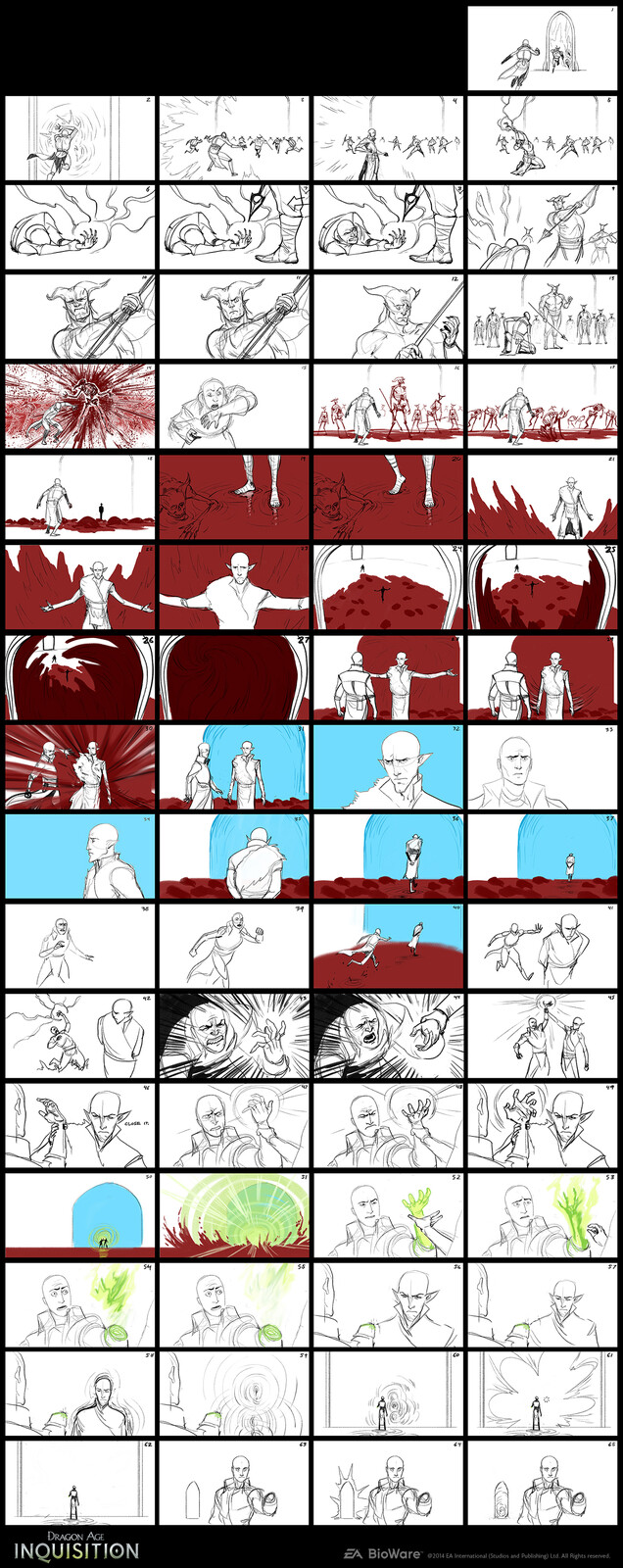 An earlier version of the story, when there was a lot more blood involved. 