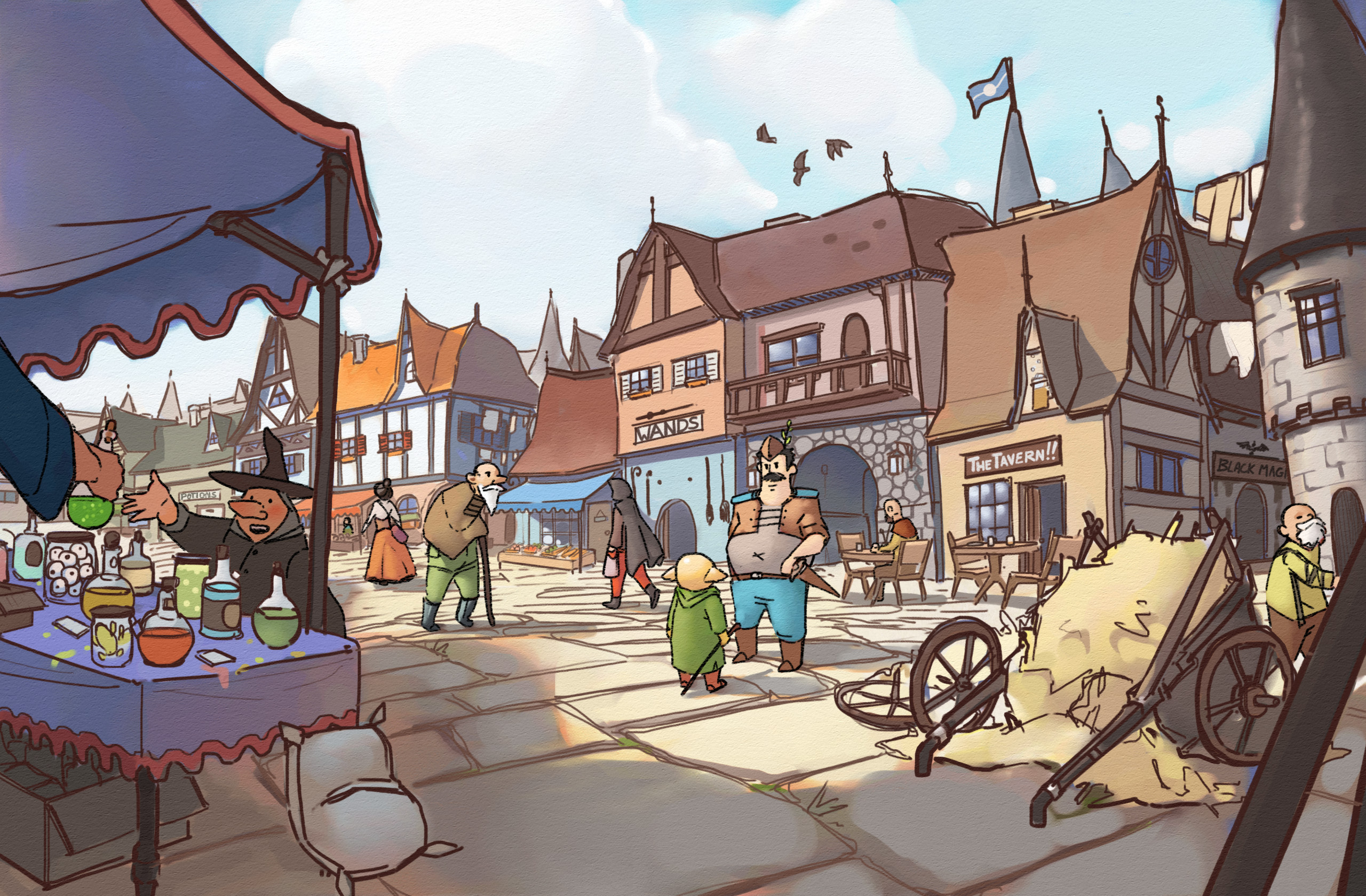 Version with characters.