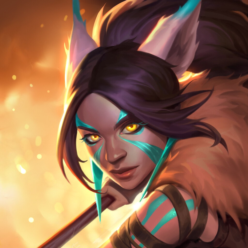 Nidalee Icon I had made for Legends of Runeterra while working at Wild Blue!