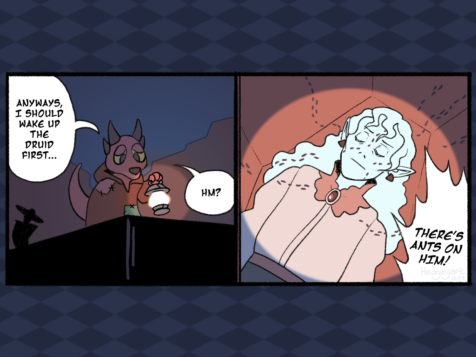 "There's Ants On Him!" Nix and Skeeva for Lilpplspace