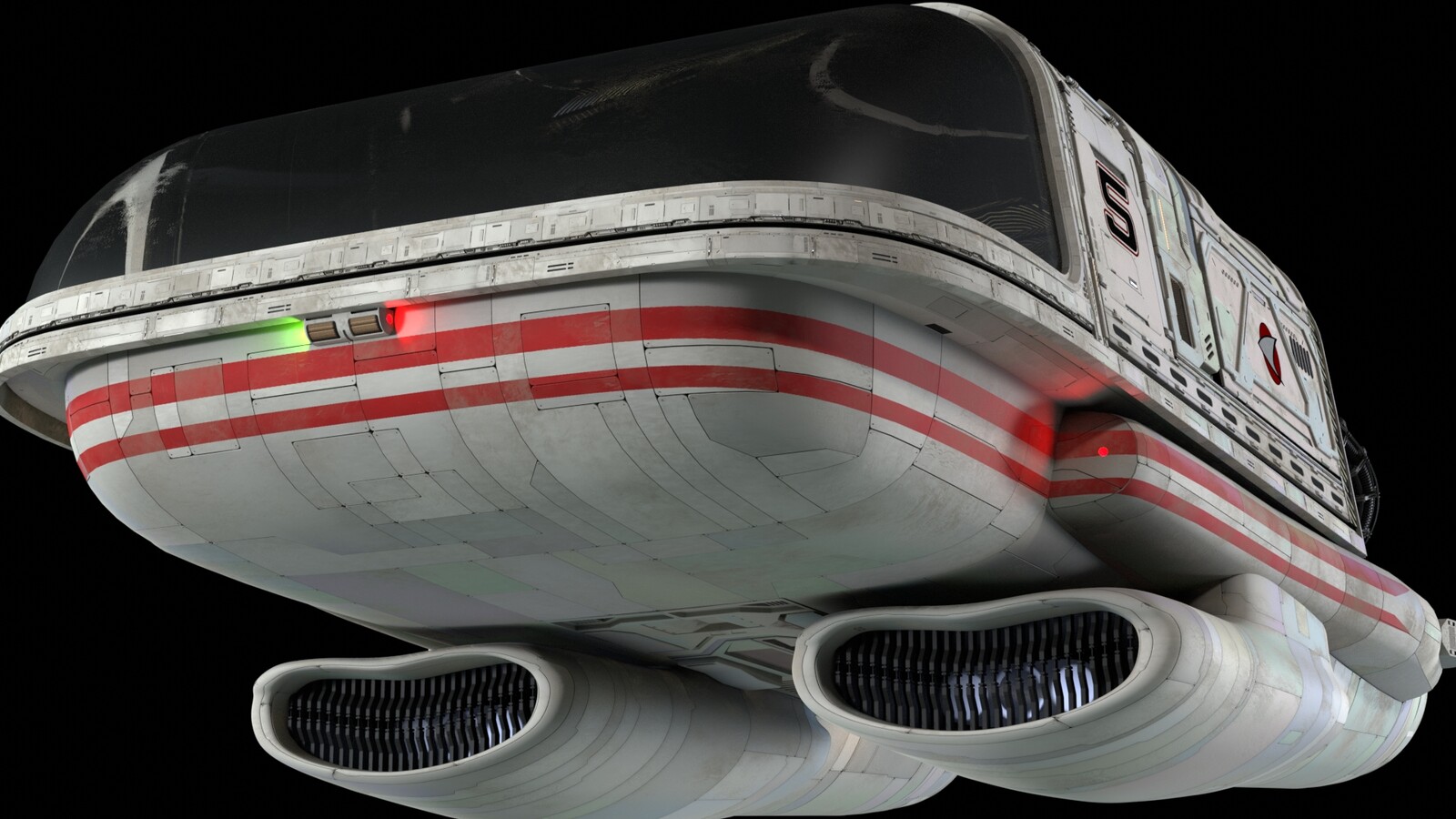 Never played with Blender's texture painting area and now wondering why it took me this long to get into it....

(the #5 and the star fleet icon are separate mesh, not painted/stamped yet)