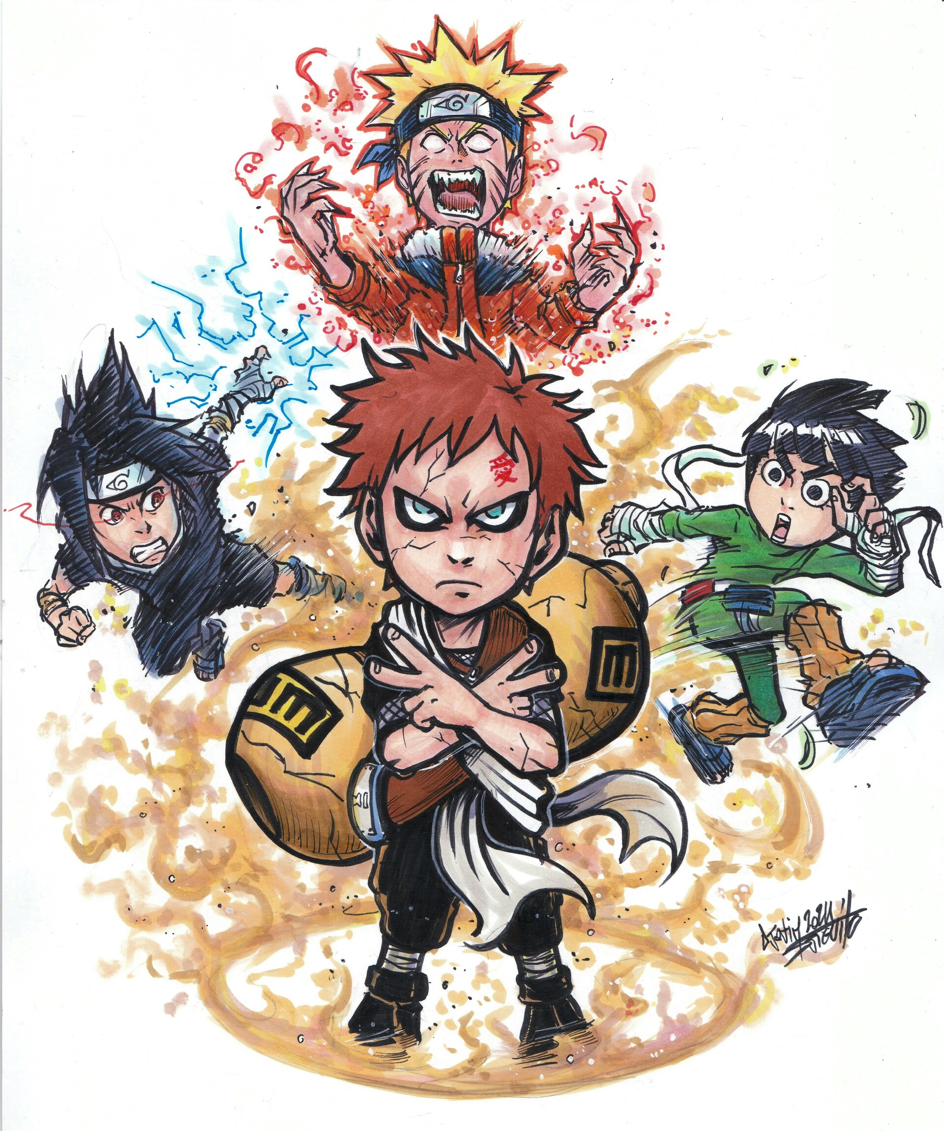 Gaara Fights Alongside Shukaku In Naruto Shippuden: Ultimate Ninja Storm  Revolution, image size:1920x2302