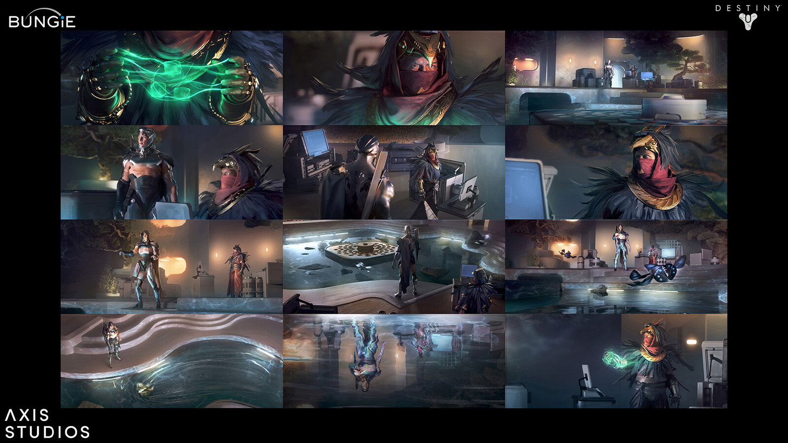 Color script created in collaboration with René Aigner