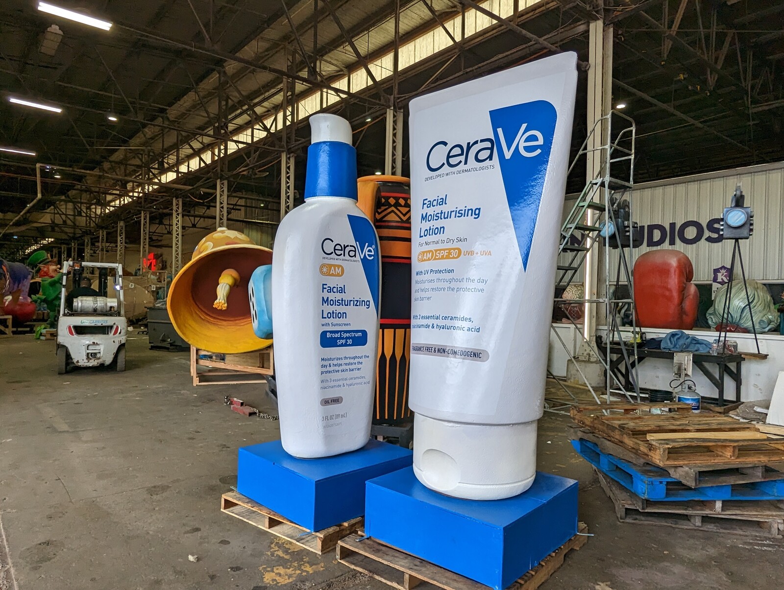 Large Scale CeraVe Bottles
