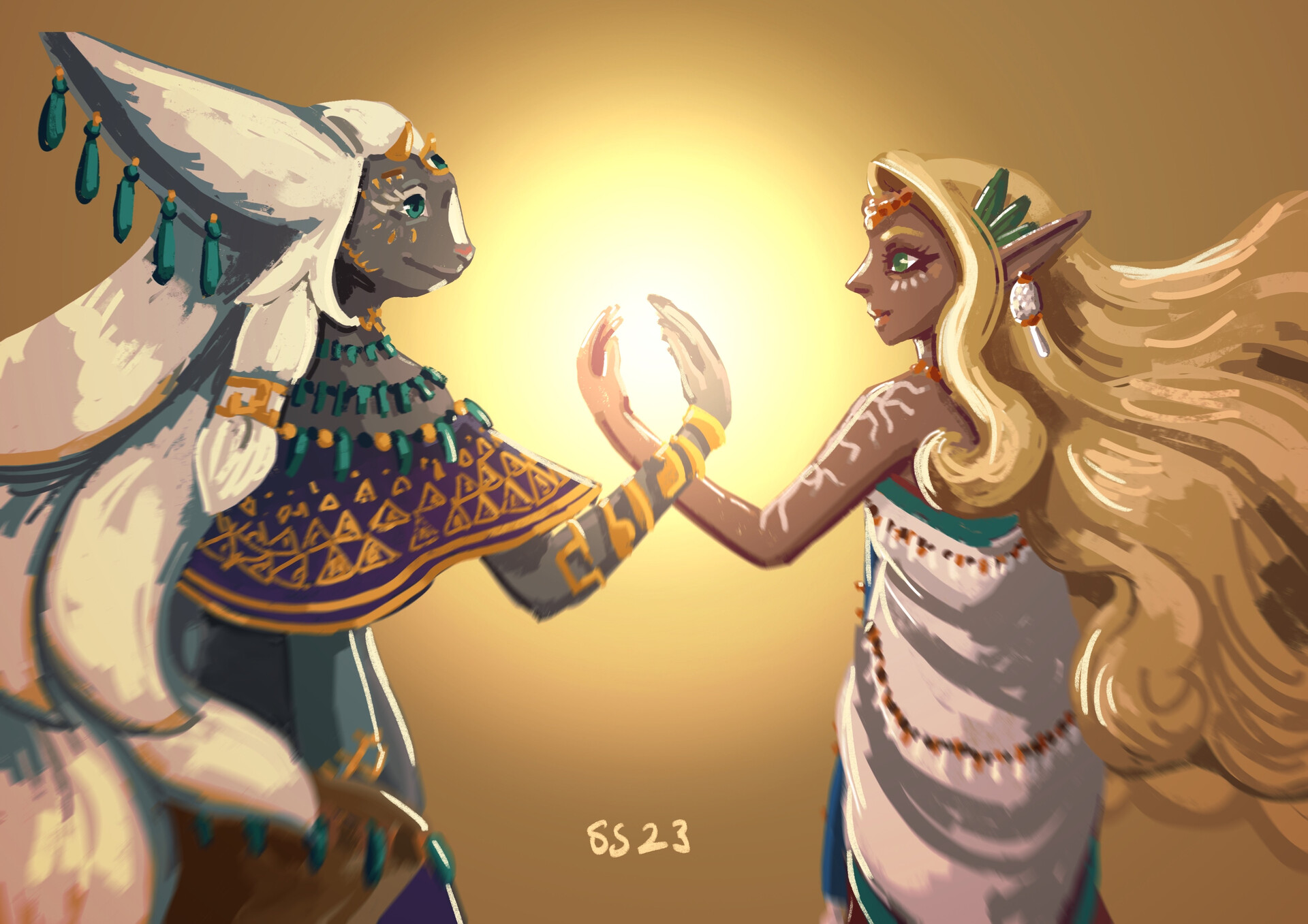 ArtStation - Sonia and Rauru