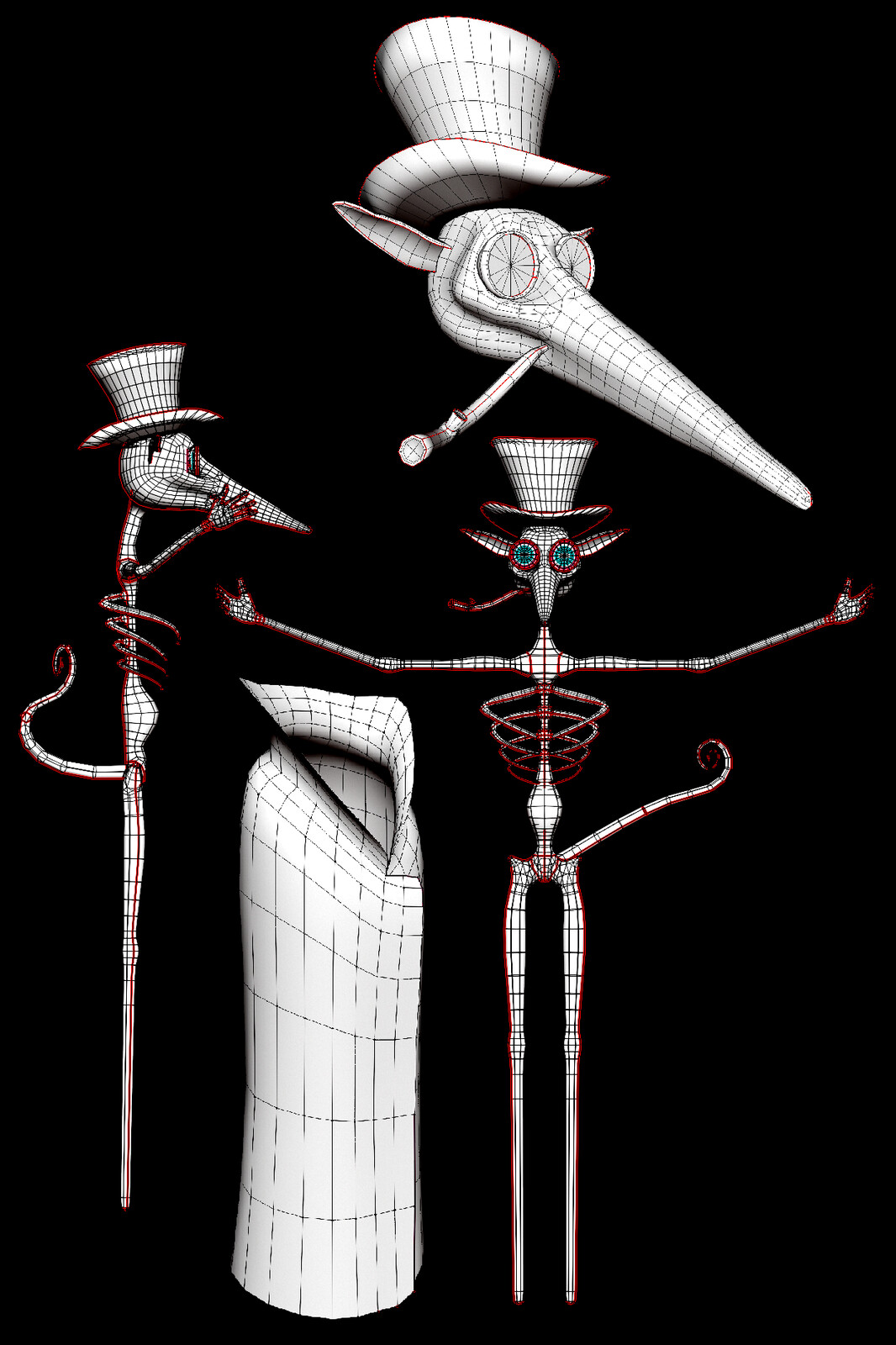 11,482 Tri's. (Excluding eye light cone meshes which aren't shown in this image)