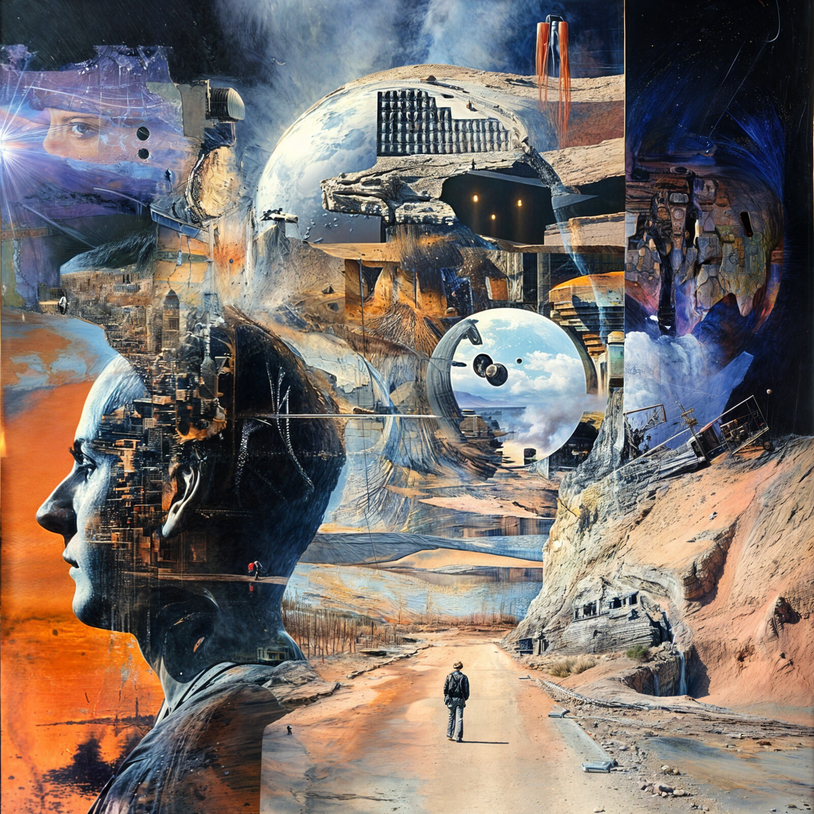 In the fleeting moments of our urban existence, we find reflections of our transient selves, ever-changing yet constant.