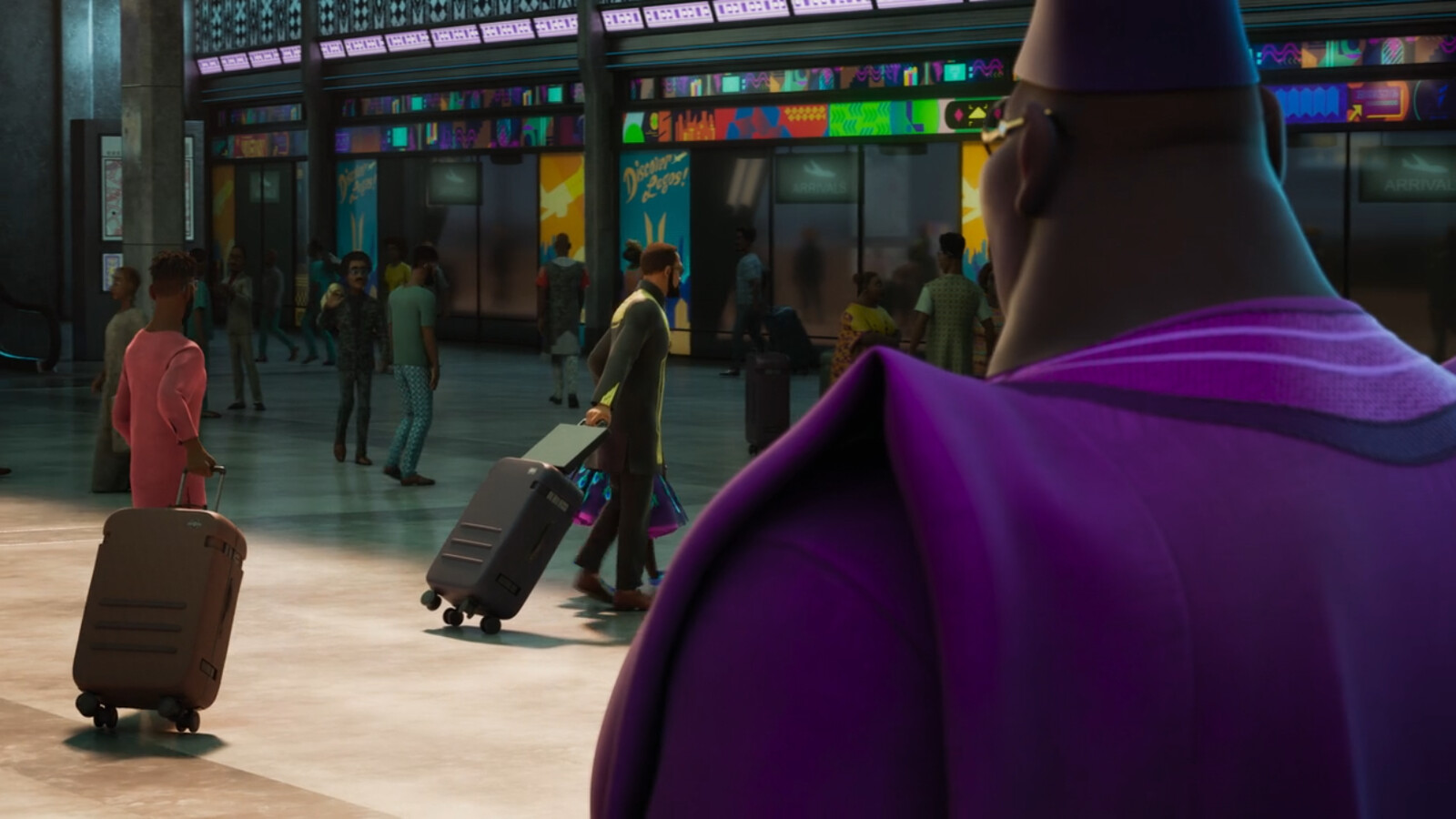 Airport interior modeling