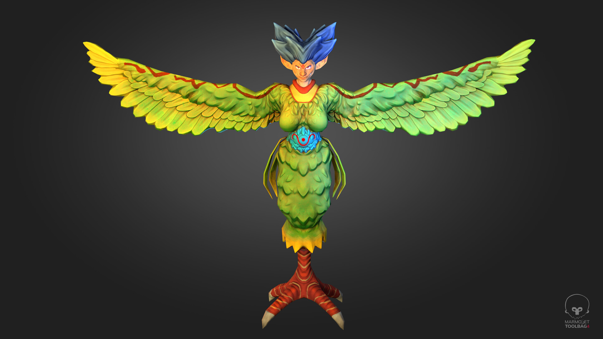 ArtStation - Stylized Harpy character