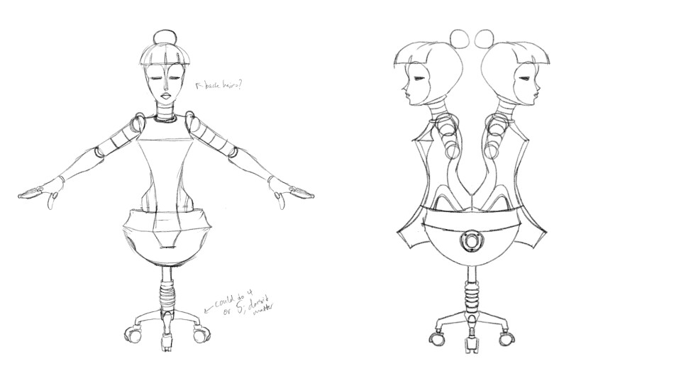 Suzies - development sketches