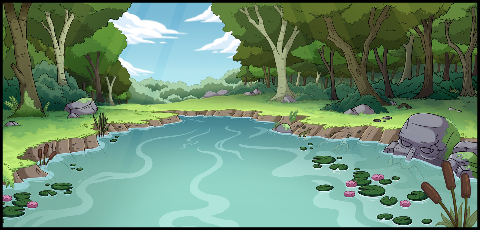 Squires for Hire Creek Background 