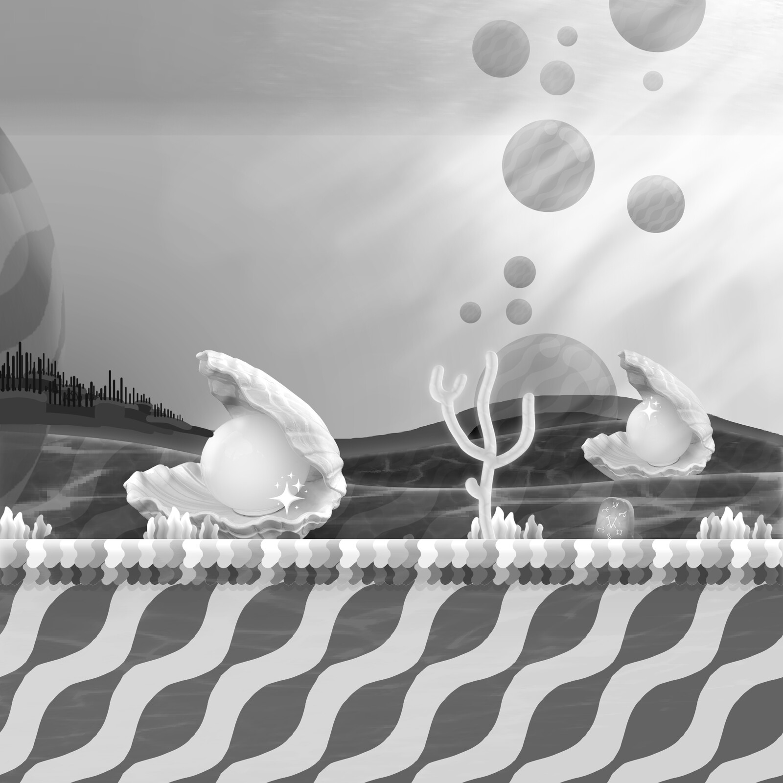 first attempt at concept art of the first world/level.
