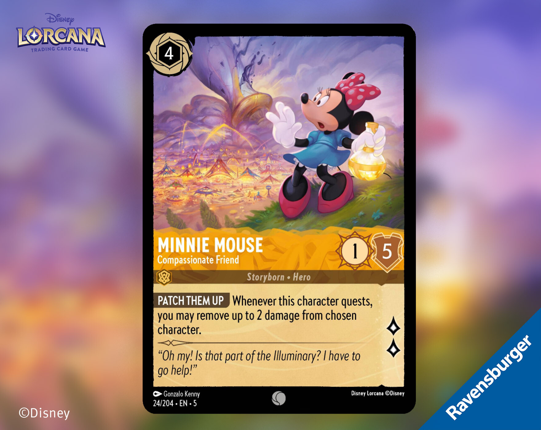 minnie mouse lorcana card Lorcana - Archazia's Island - Moana main image 1